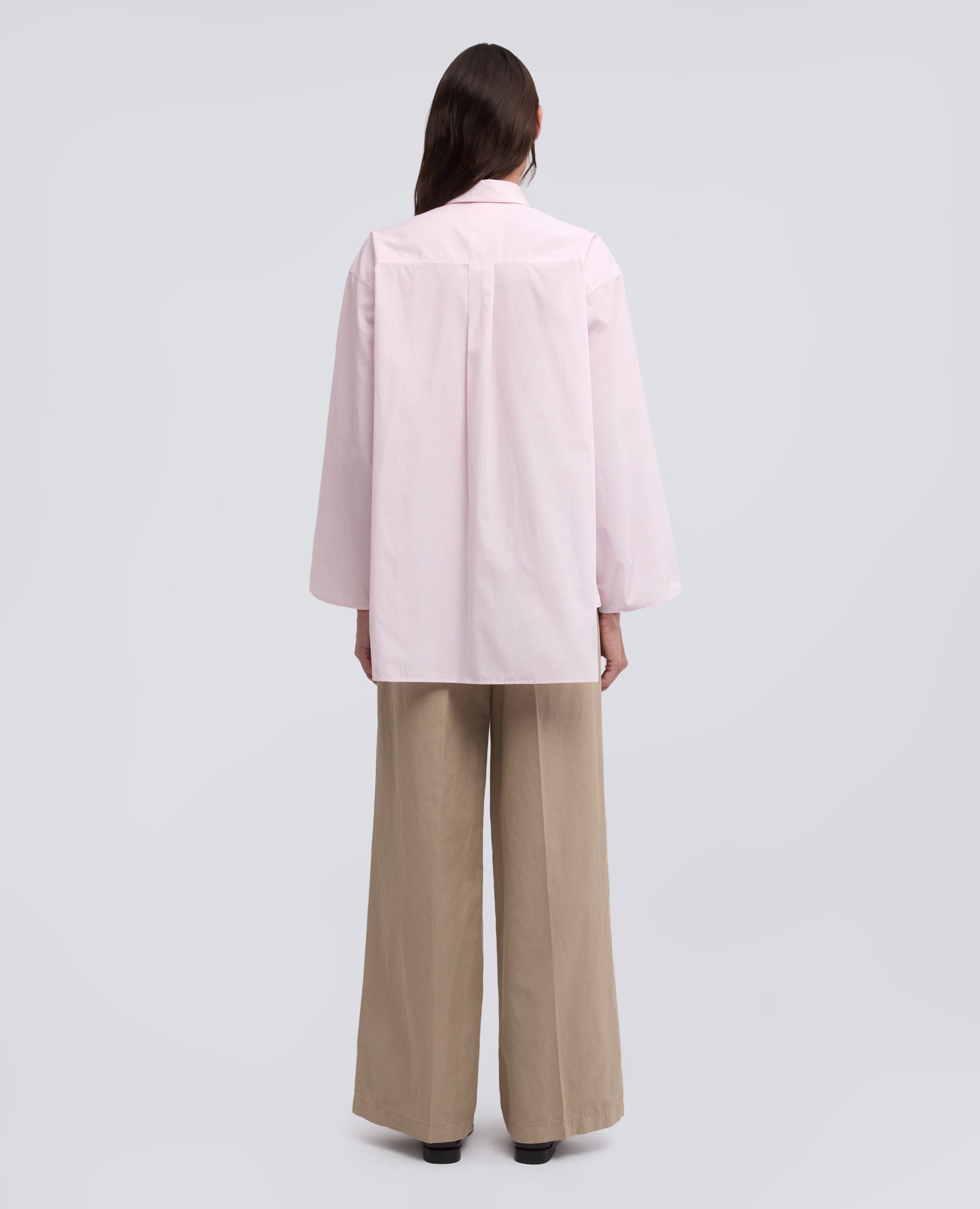 CHEMISE EN POPELINE DE COTON  - ROSSO - ASPESI