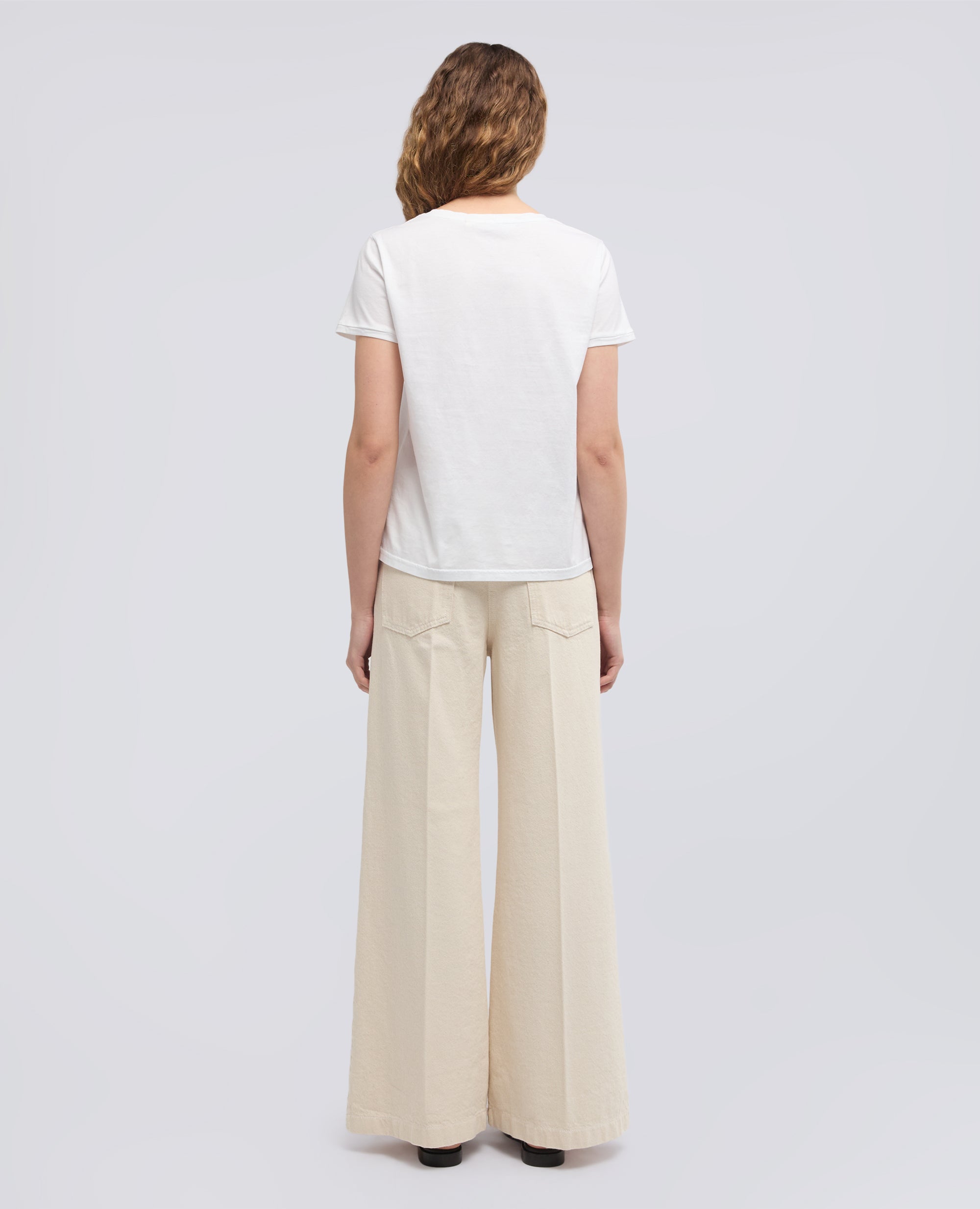 T-SHIRT IN JERSEY DI COTONE - BIANCO - ASPESI