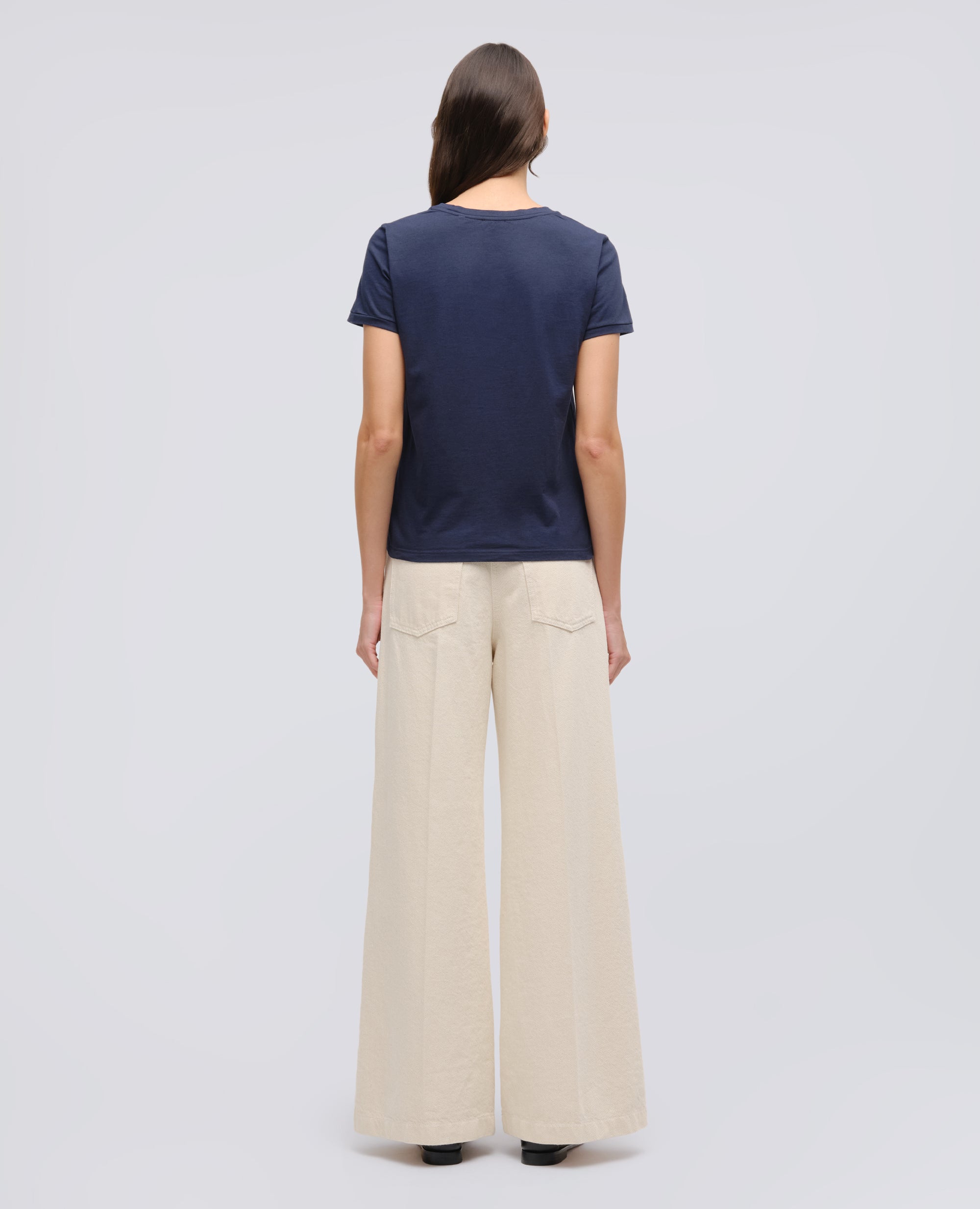 T-SHIRT IN JERSEY DI COTONE - BLU - ASPESI