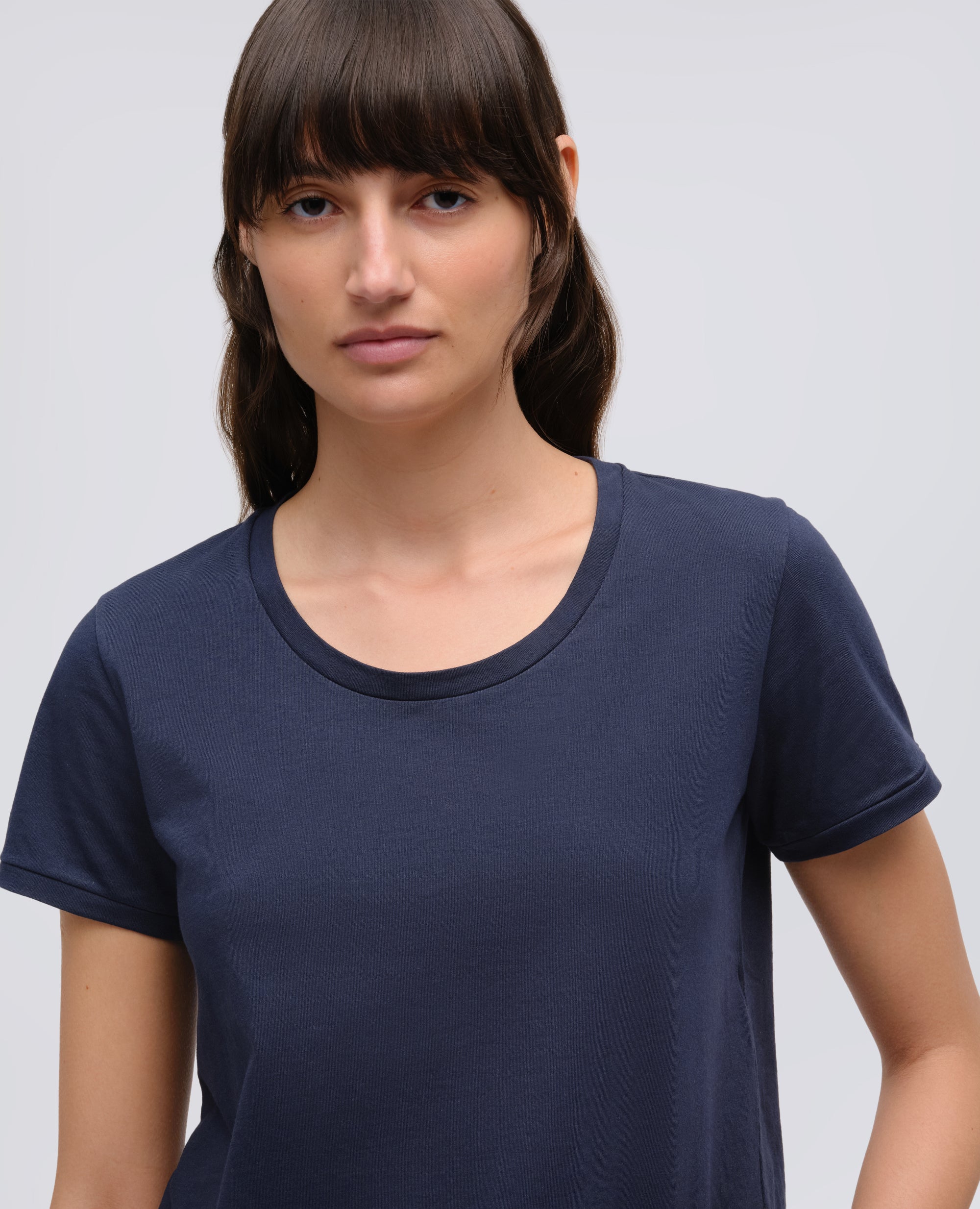 T-SHIRT IN JERSEY DI COTONE - BLU - ASPESI