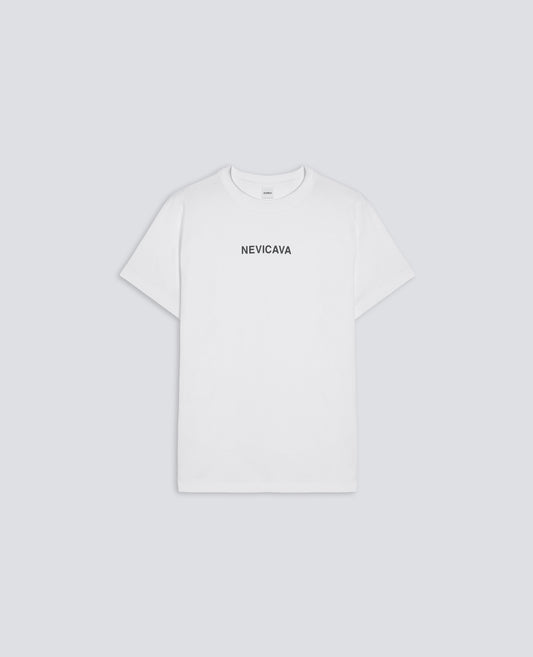 T-SHIRT IN COTONE CON STAMPA -NEVICAVA- - BIANCO - ASPESI