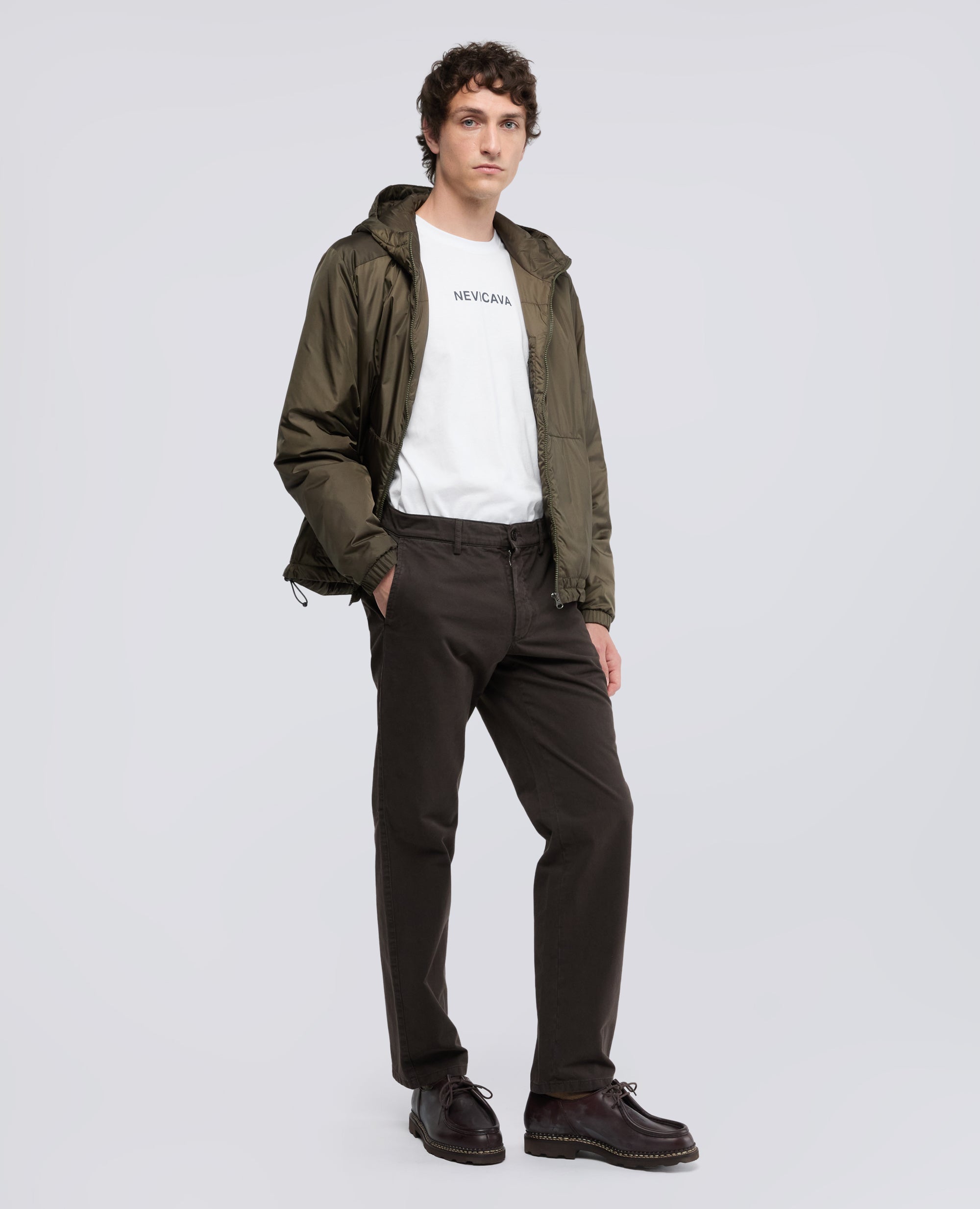 T-SHIRT IN COTONE CON STAMPA -NEVICAVA- - BIANCO - ASPESI