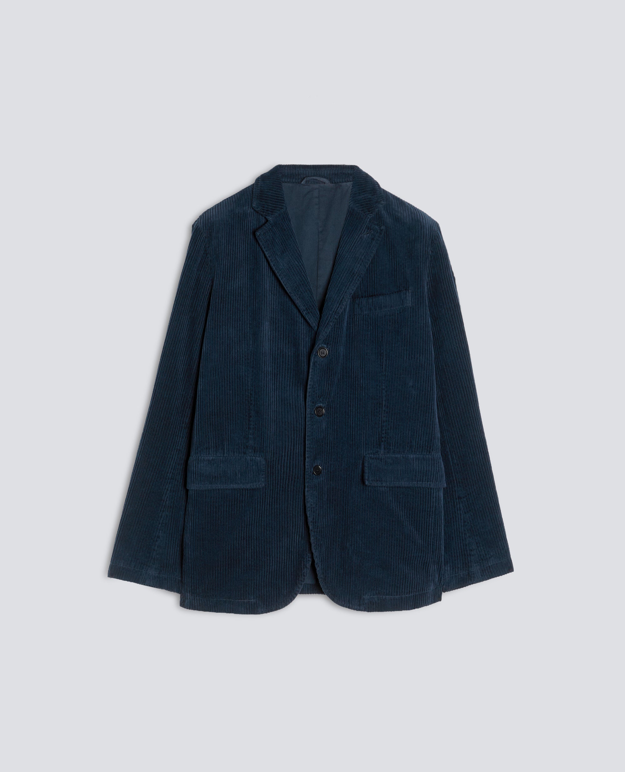 JACKE AUS CORDSAMT - BLU - ASPESI
