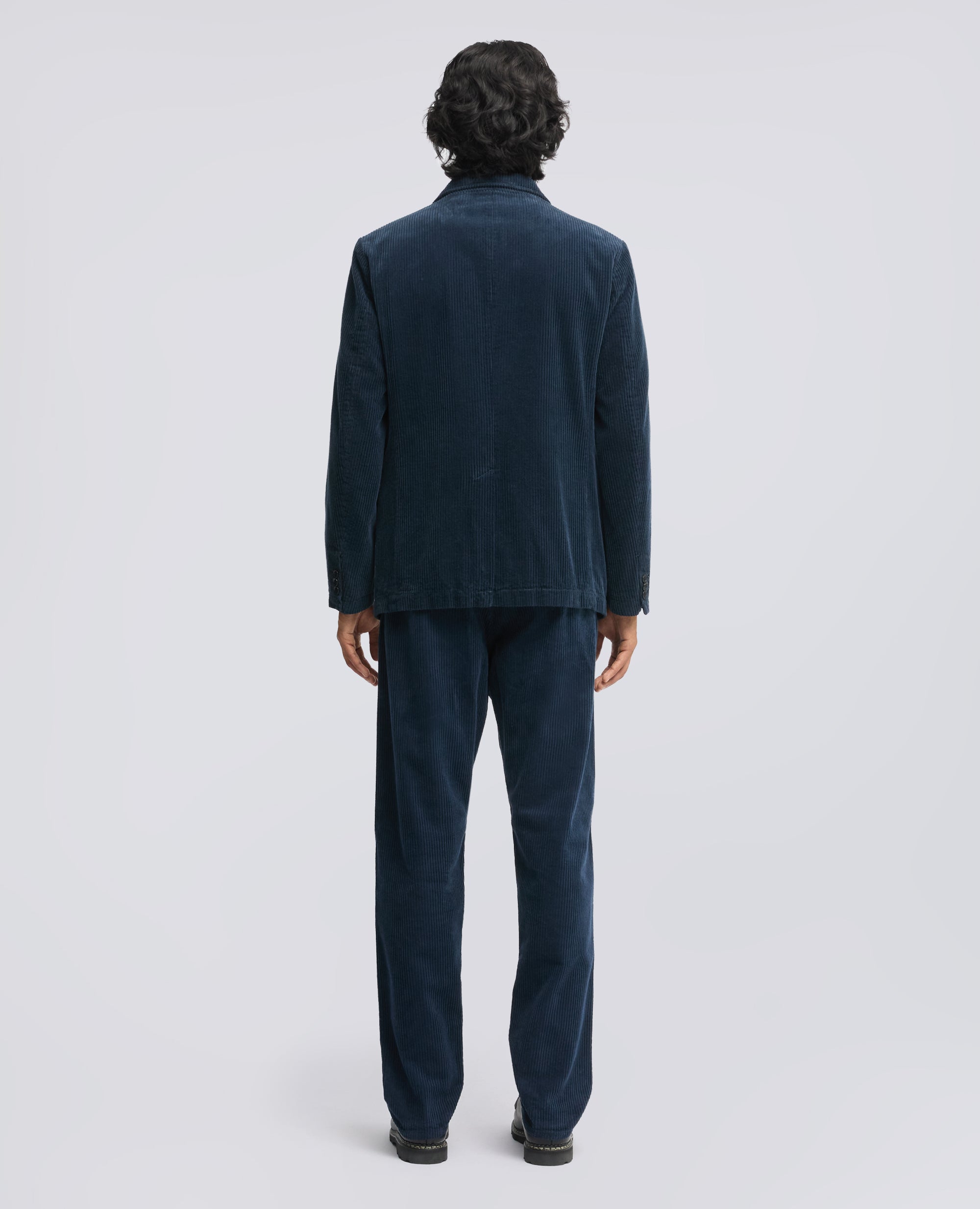 JACKE AUS CORDSAMT - BLU - ASPESI