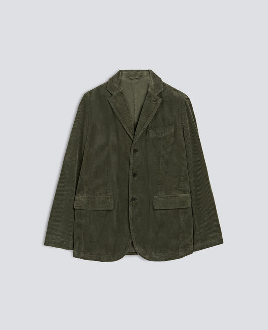 JACKE AUS CORDSAMT - VERDE - ASPESI