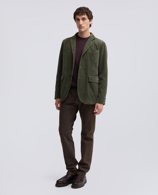 JACKE AUS CORDSAMT - VERDE - ASPESI