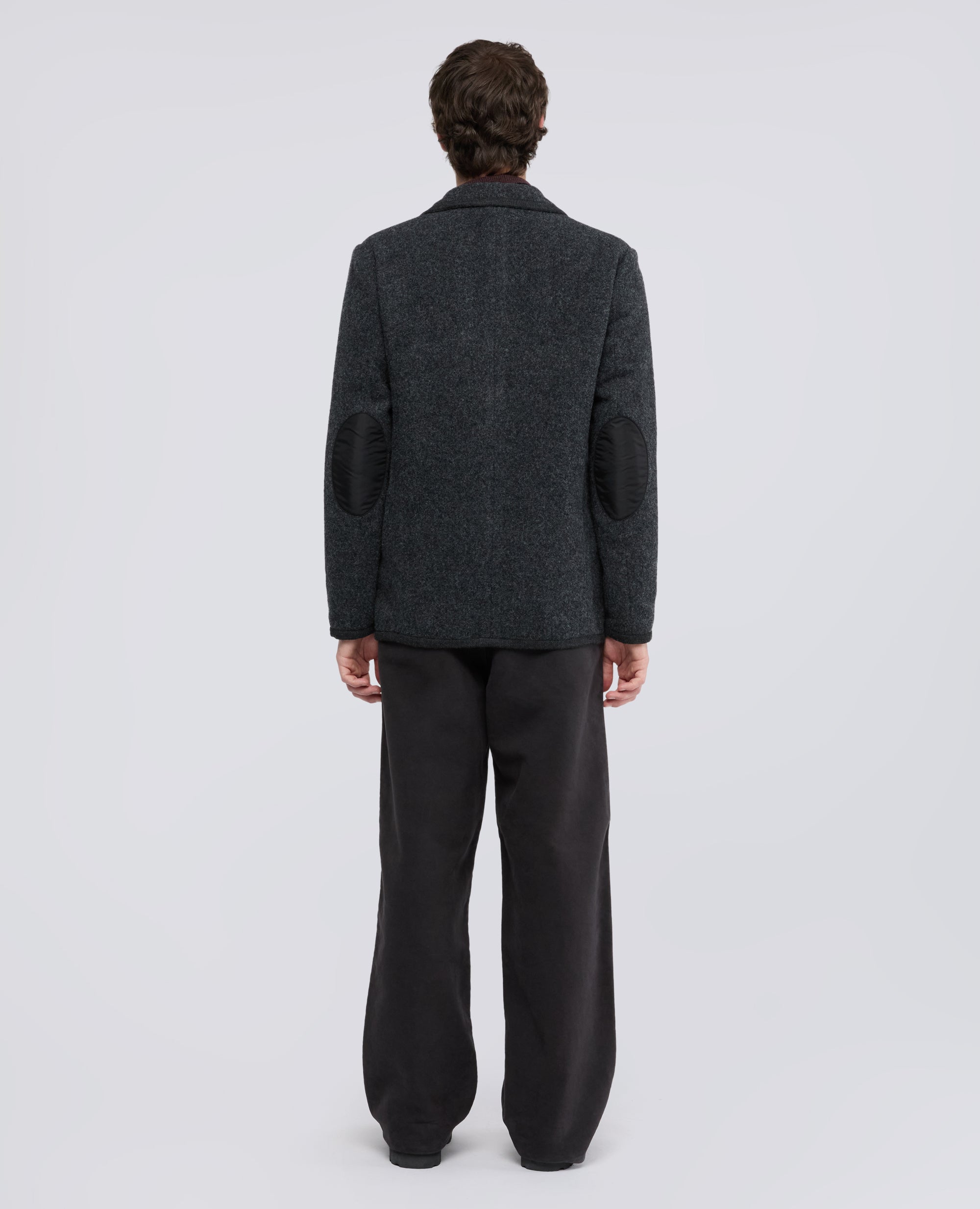 BLAZER IN LANA SHETLAND - GRIGIO - ASPESI