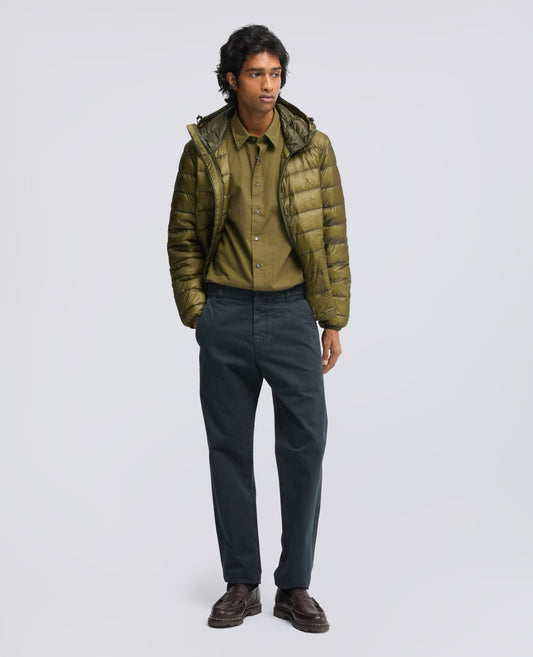 PANTALONE CHINO IN GABARDINA DI COTONE - BLU - ASPESI