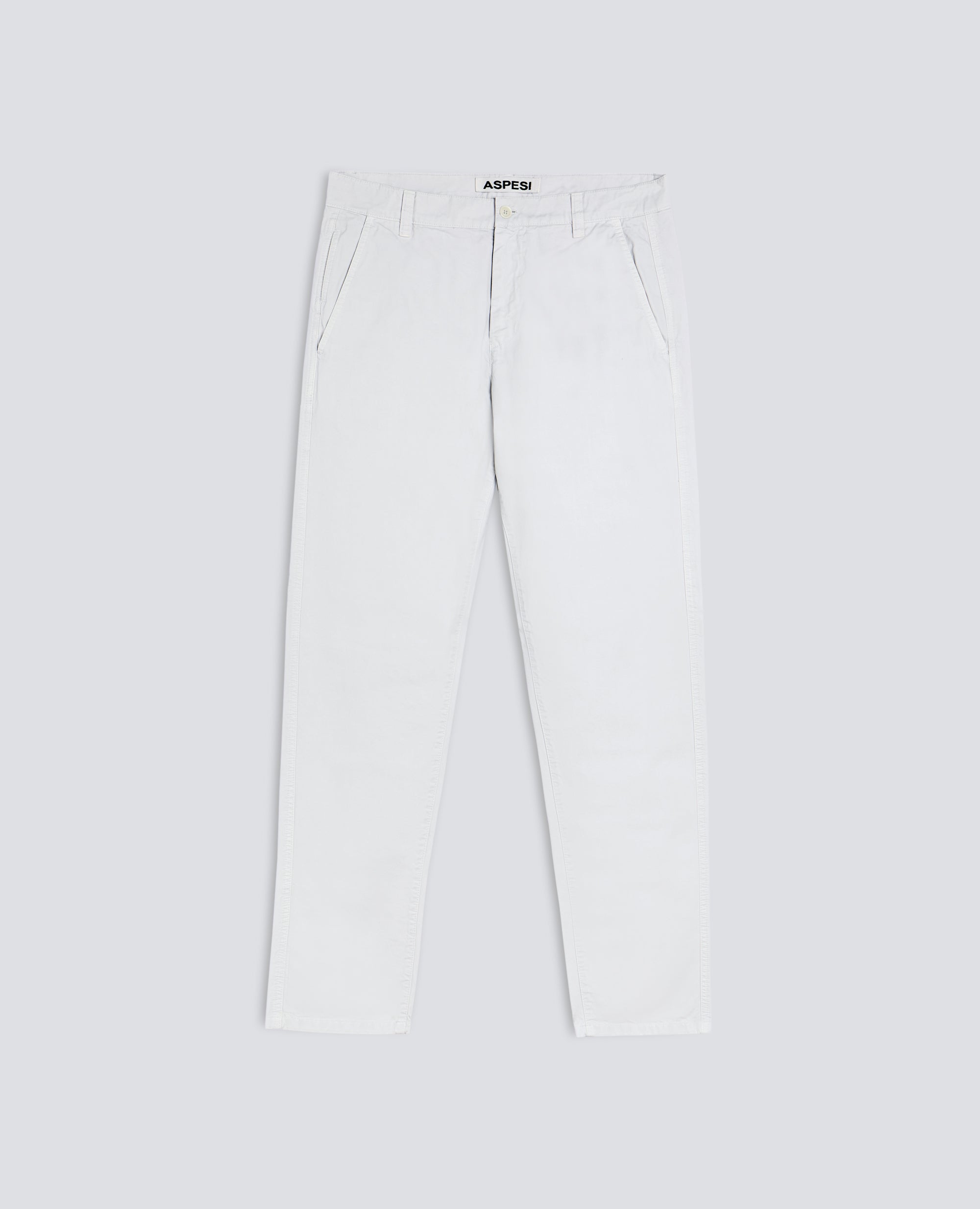 PANTALONE CHINO IN GABARDINA DI COTONE - GRIGIO - ASPESI