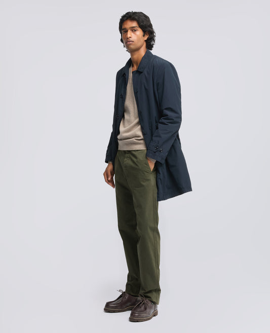 PANTALONE CHINO IN GABARDINA DI COTONE - VERDE - ASPESI