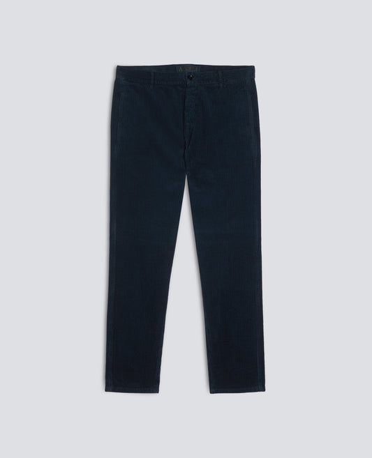 PANTALONE CHINO IN VELLUTO A COSTE - BLU - ASPESI