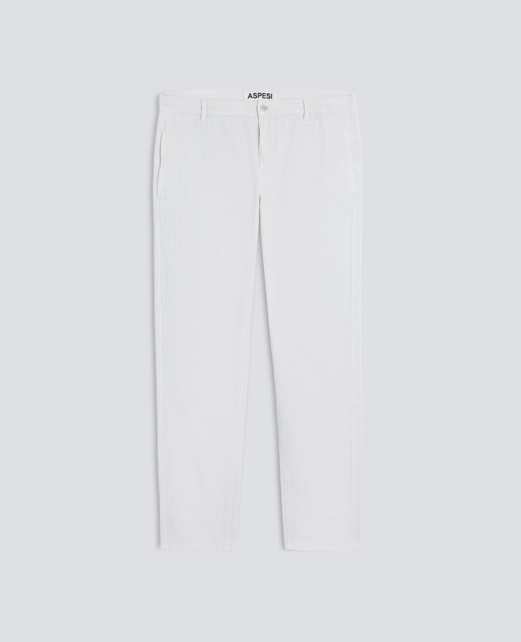 PANTALONE CHINO IN VELLUTO A COSTE - GRIGIO - ASPESI