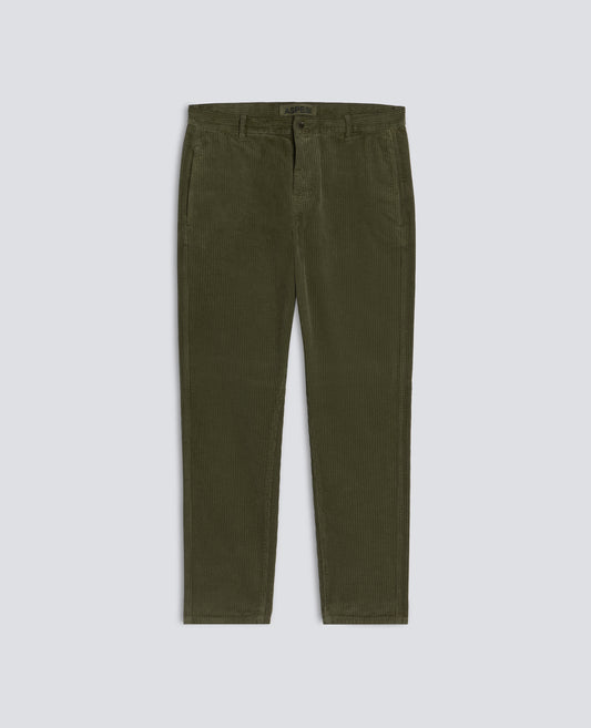 PANTALONE CHINO IN VELLUTO A COSTE - VERDE - ASPESI