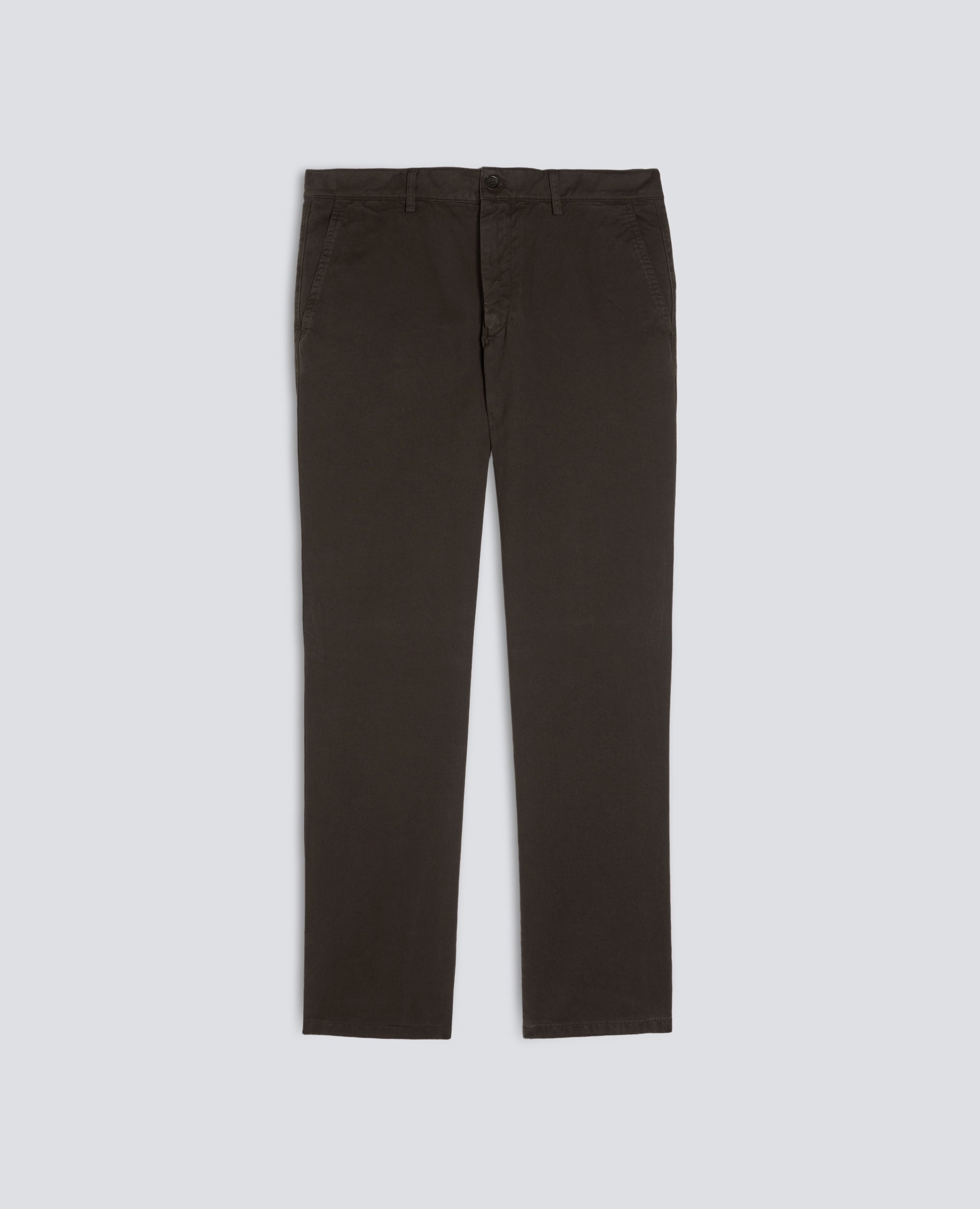 PANTALONE IN GABARDINA DI COTONE TINTO PEZZA - MARRONE - ASPESI