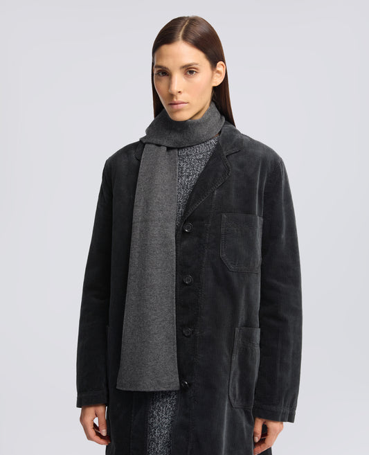 SCIARPA IN LANA, YAK E CASHMERE - GRIGIO - ASPESI