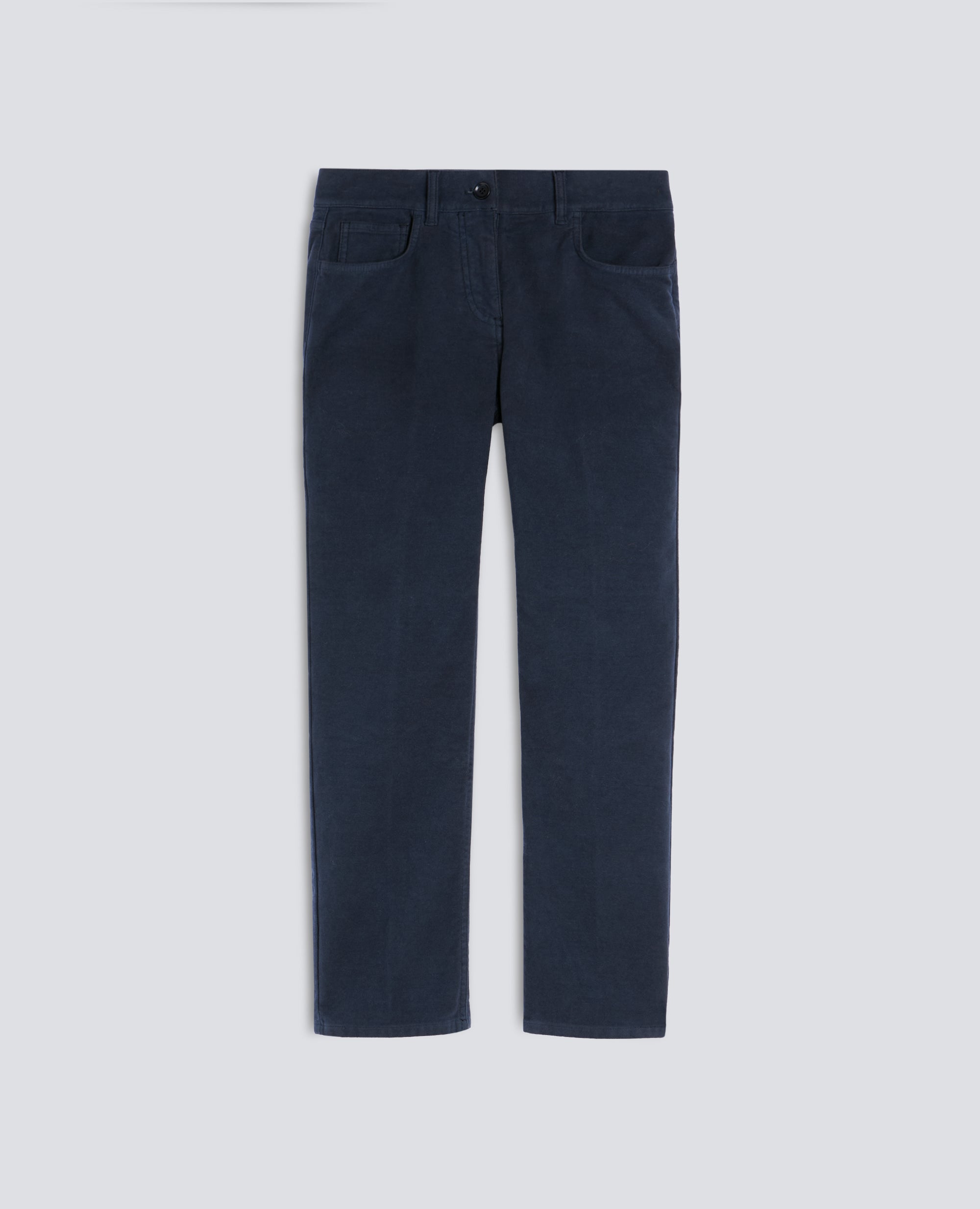 PANTALONE IN FUSTAGNO STRETCH - BLU - ASPESI