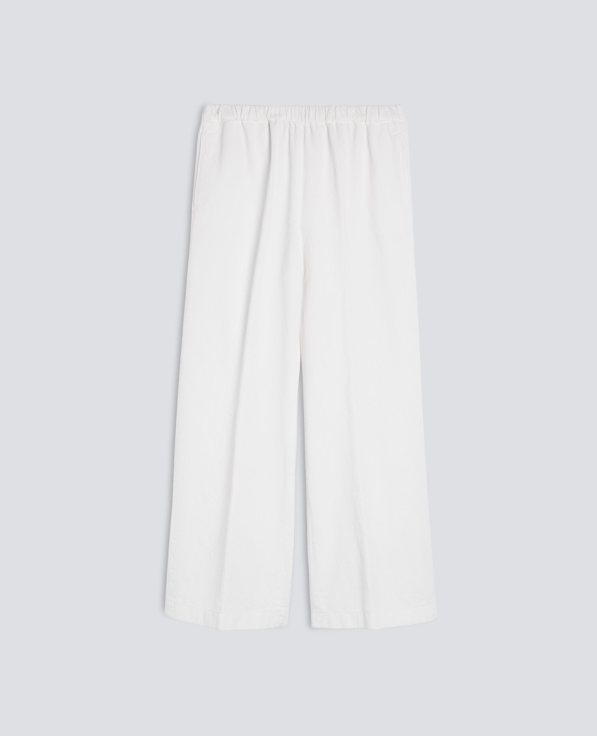 PANTALON EN VELOURS COTELE AVEC ELASTIQUE - NATURALE - ASPESI