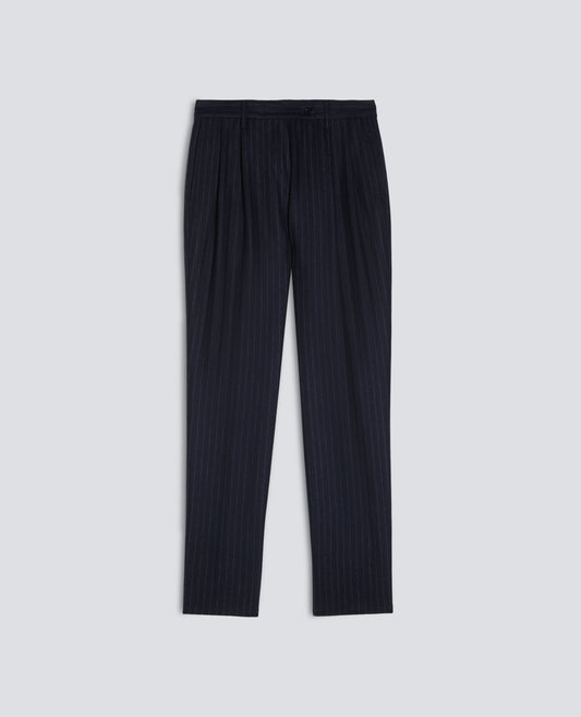 HOSE AUS SCHURWOLL-FLANELL - BLU - ASPESI