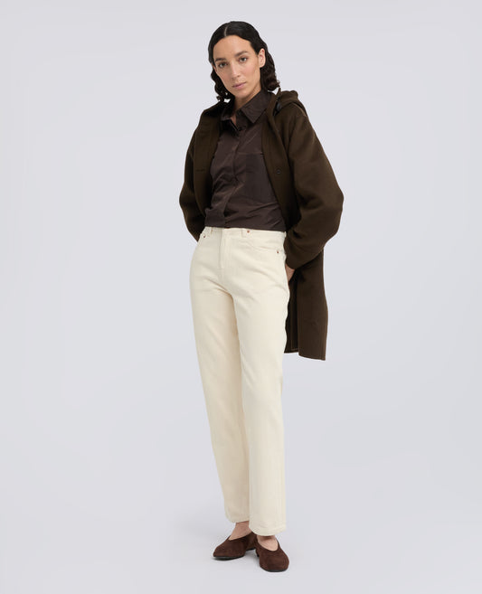 PANTALONE A VITA ALTA IN DENIM - NATURALE - ASPESI