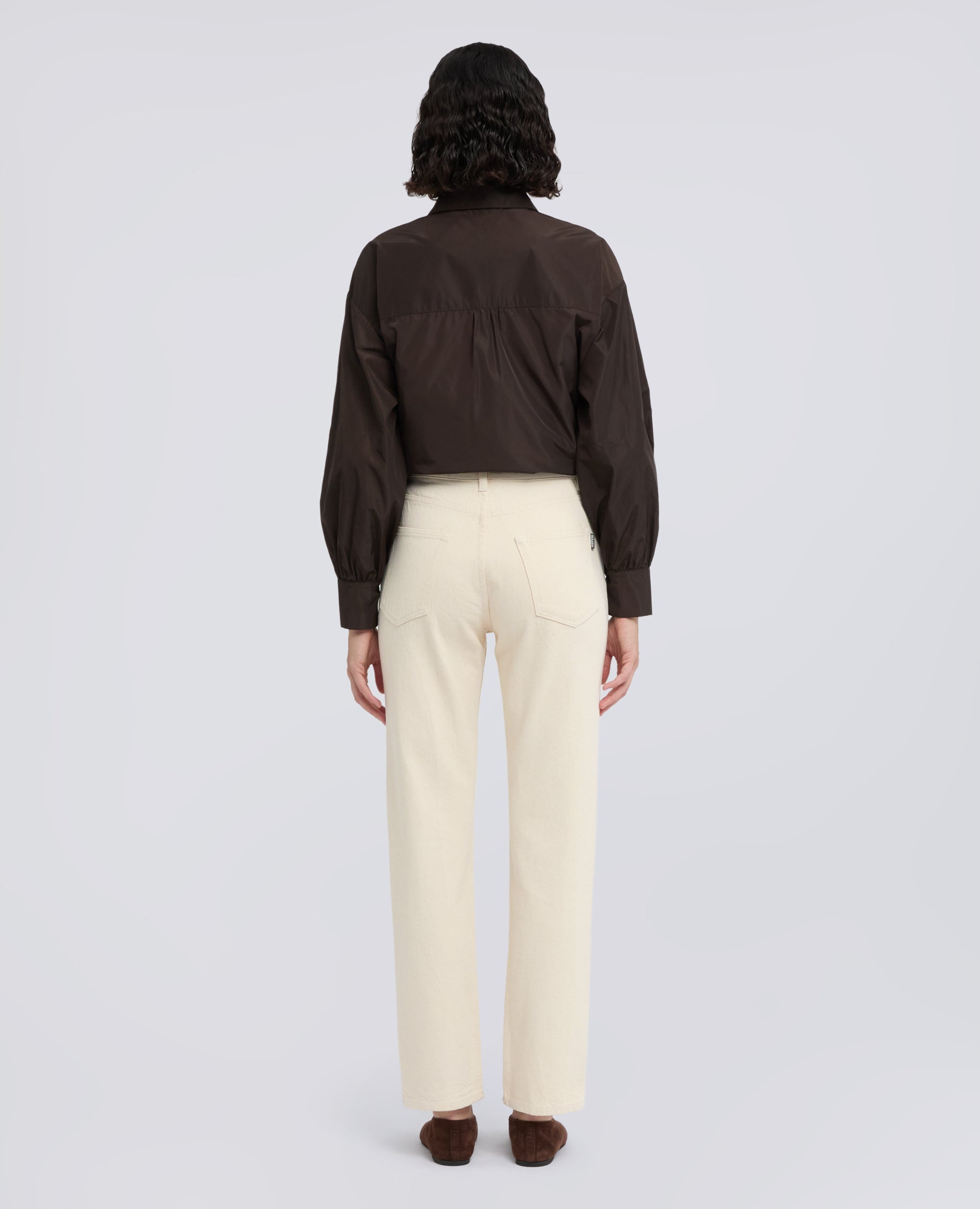 PANTALONE A VITA ALTA IN DENIM - NATURALE - ASPESI