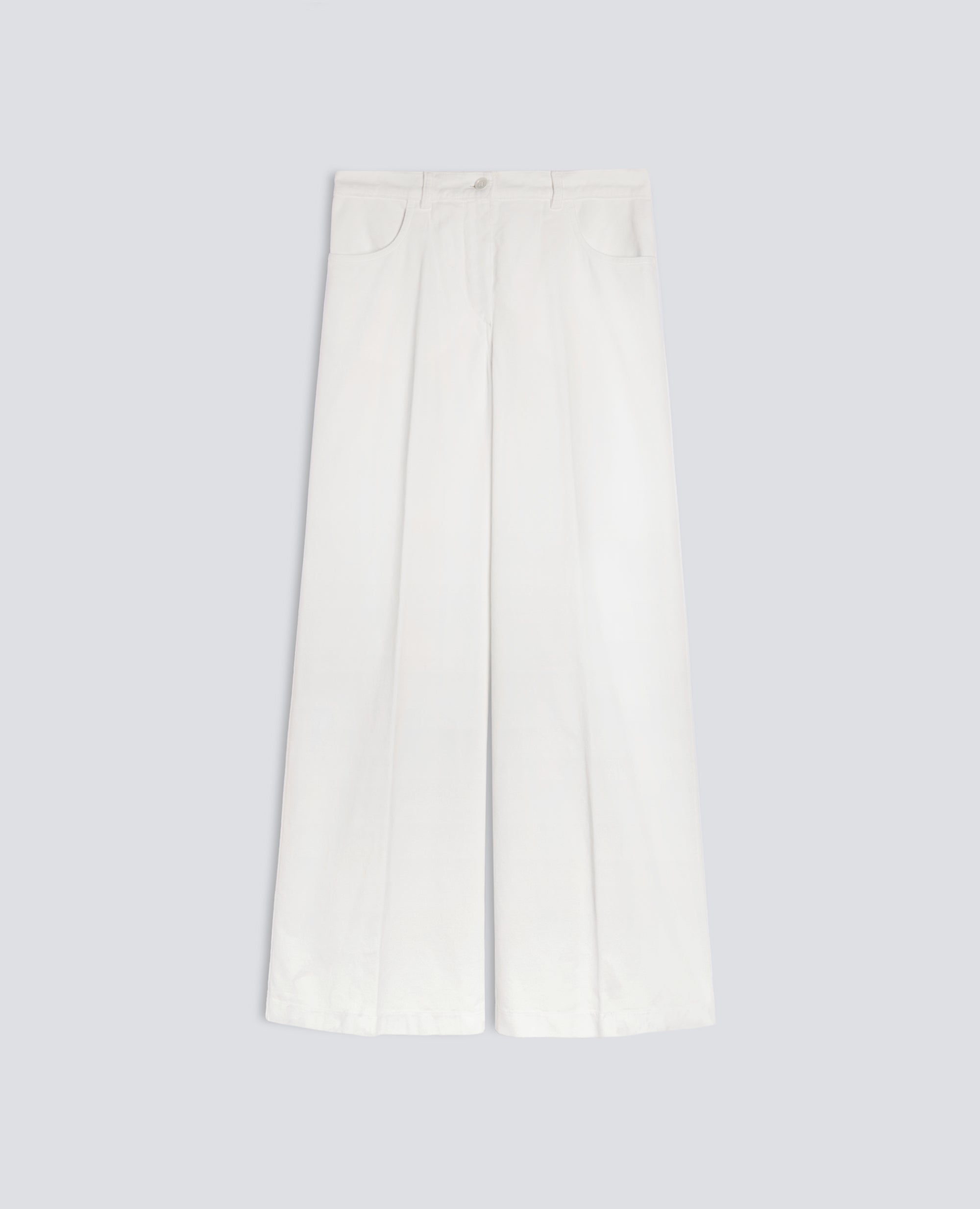 PANTALONE AMPIO IN VELLUTO LISCIO - NATURALE - ASPESI
