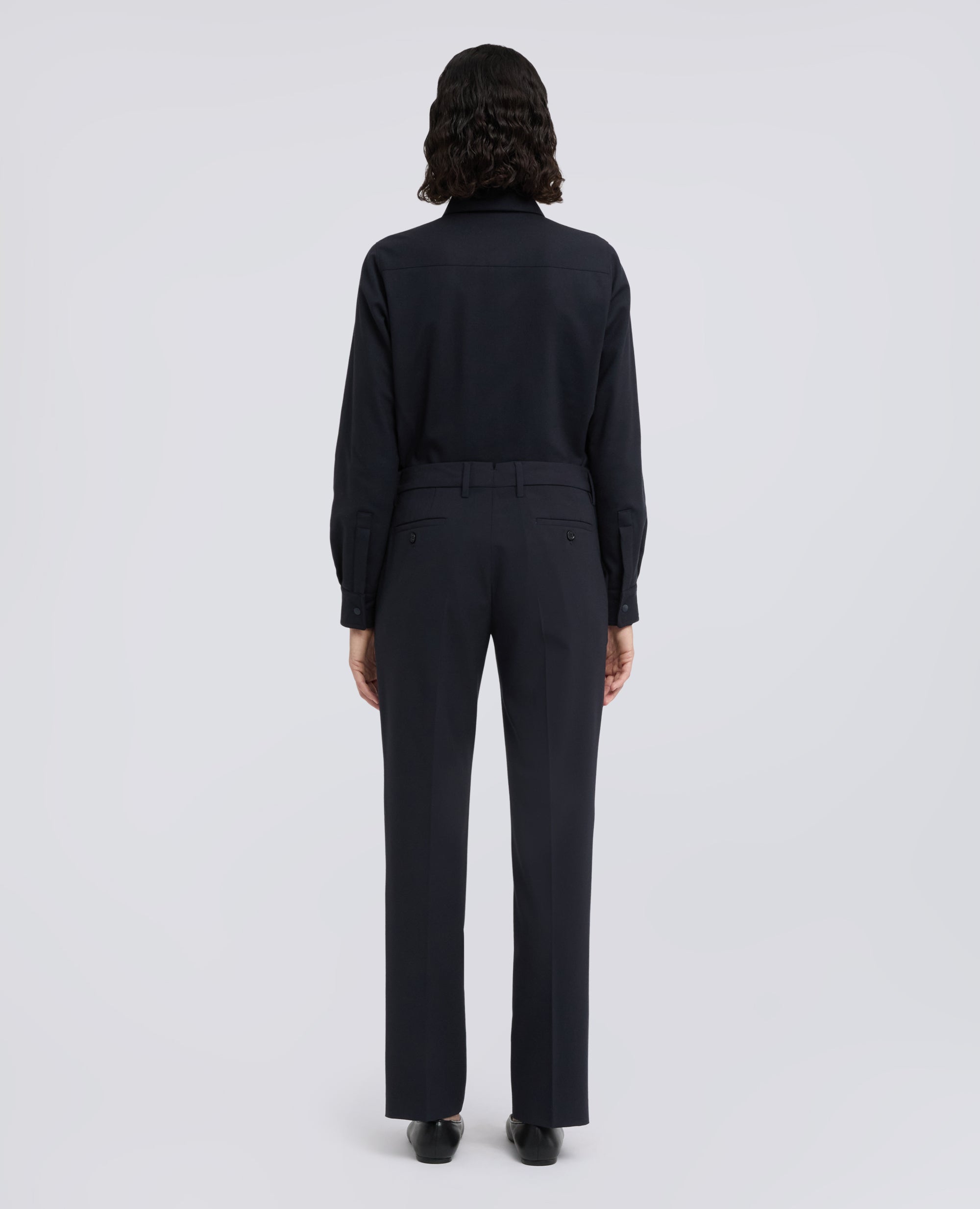 PANTALONE IN FLANELLA TECNOLANA COMFORT - BLU - ASPESI