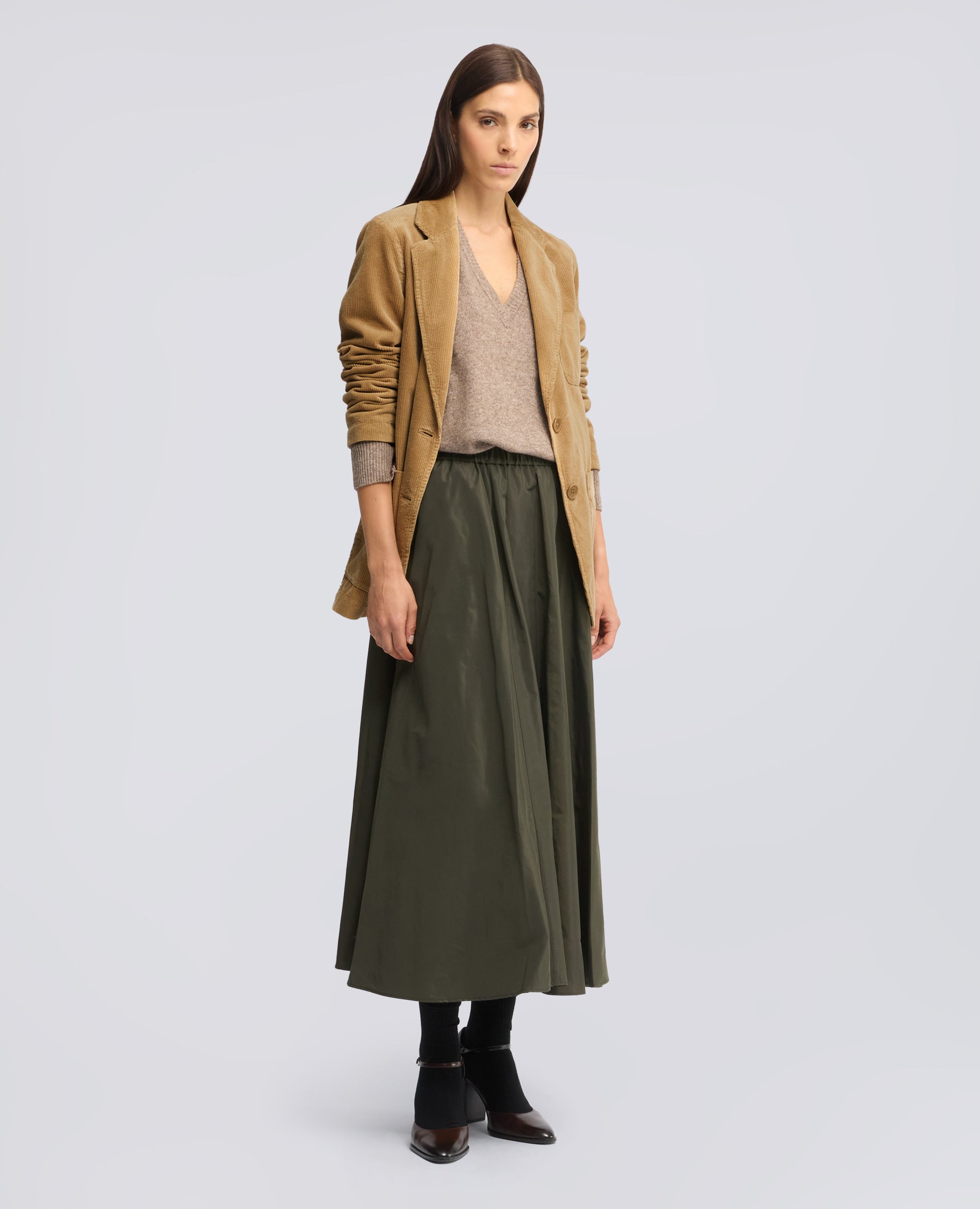 GIACCA IN VELLUTO A COSTE - BEIGE - ASPESI