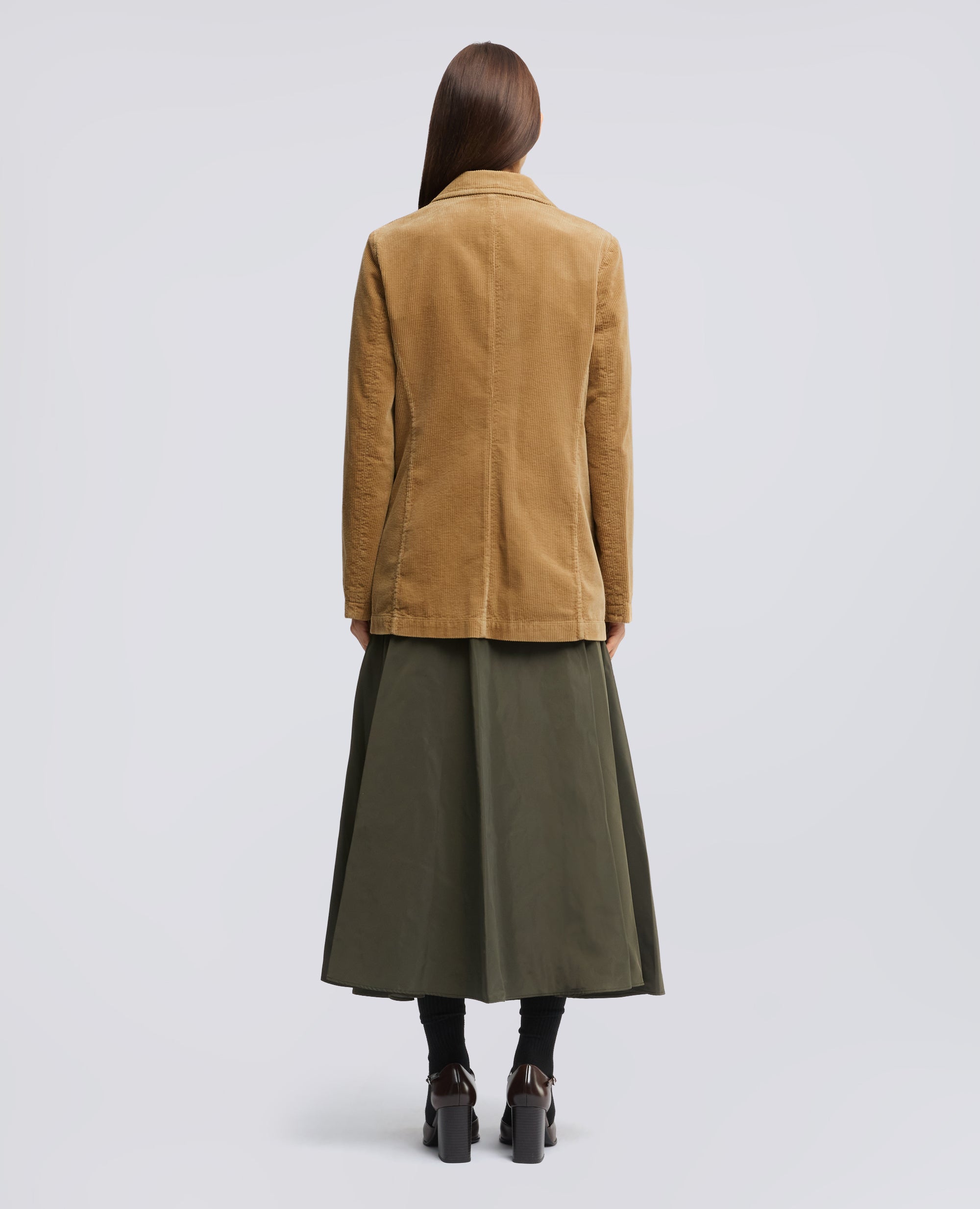GIACCA IN VELLUTO A COSTE - BEIGE - ASPESI