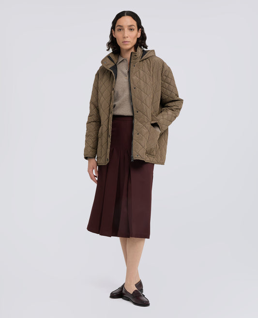 ROCK AUS SCHURWOLL-GABARDINE - MARRONE - ASPESI