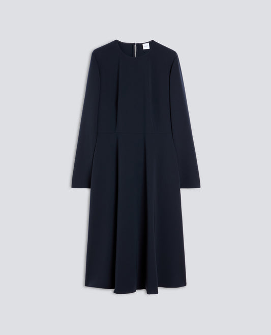 ABITO MIDI IN CREPE CADY - BLU - ASPESI