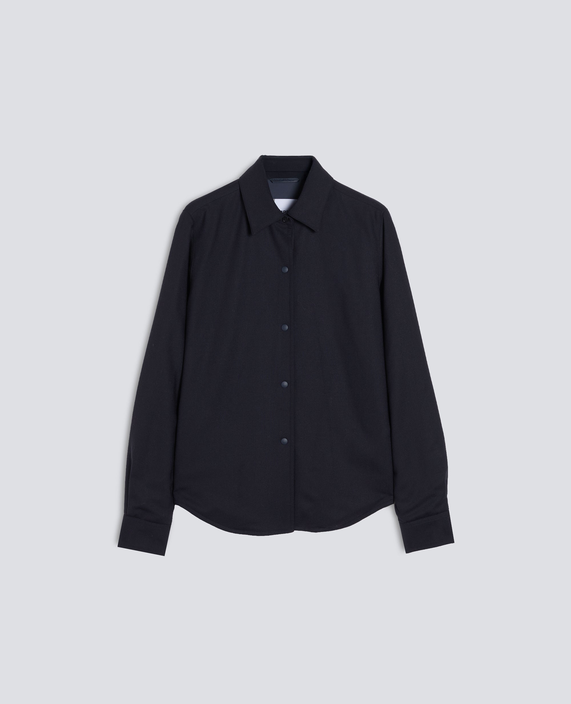 SUR-CHEMISE -GLUE- EN FLANELLE TECNOLANA COMFORT - BLU - ASPESI