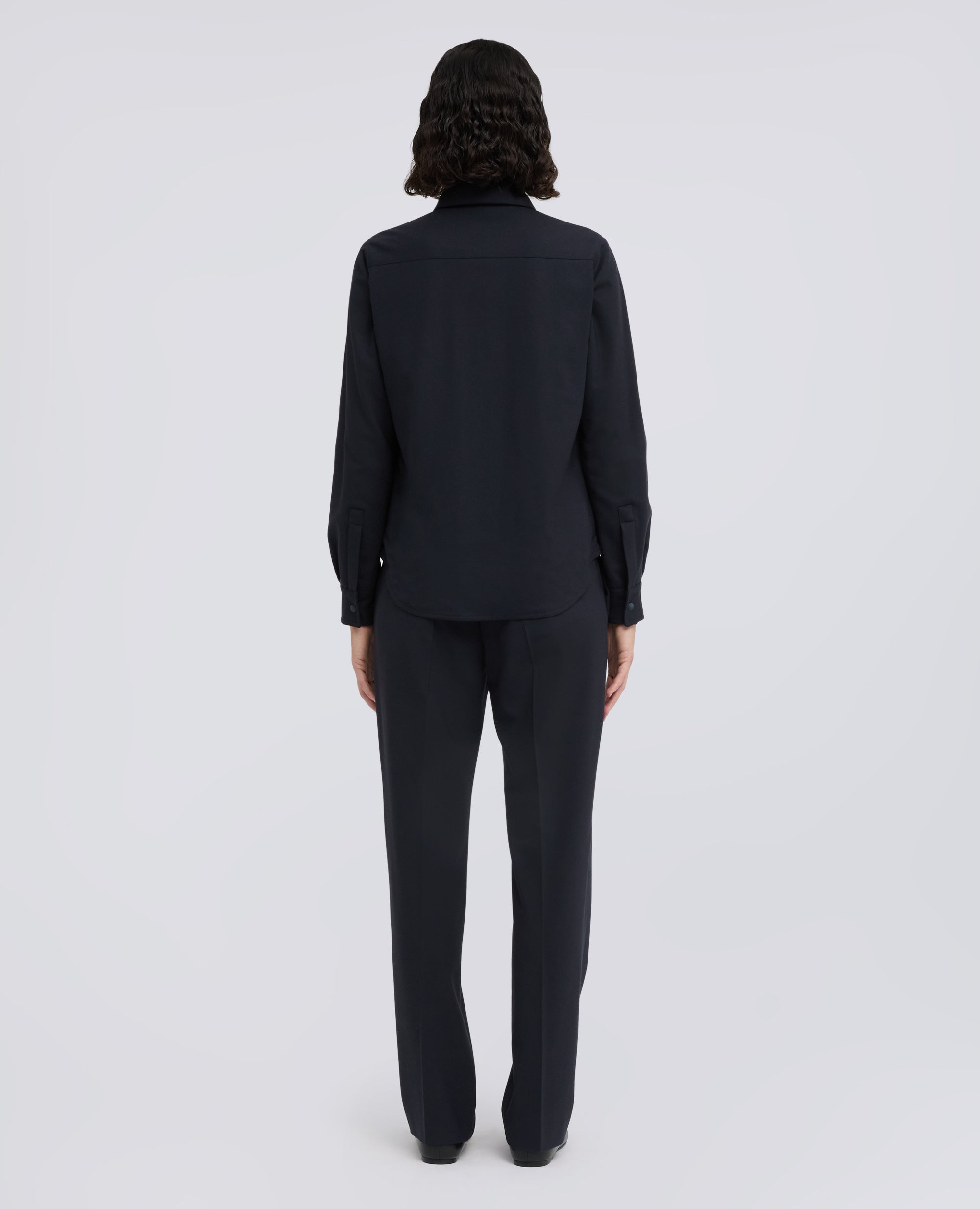 SUR-CHEMISE -GLUE- EN FLANELLE TECNOLANA COMFORT - BLU - ASPESI