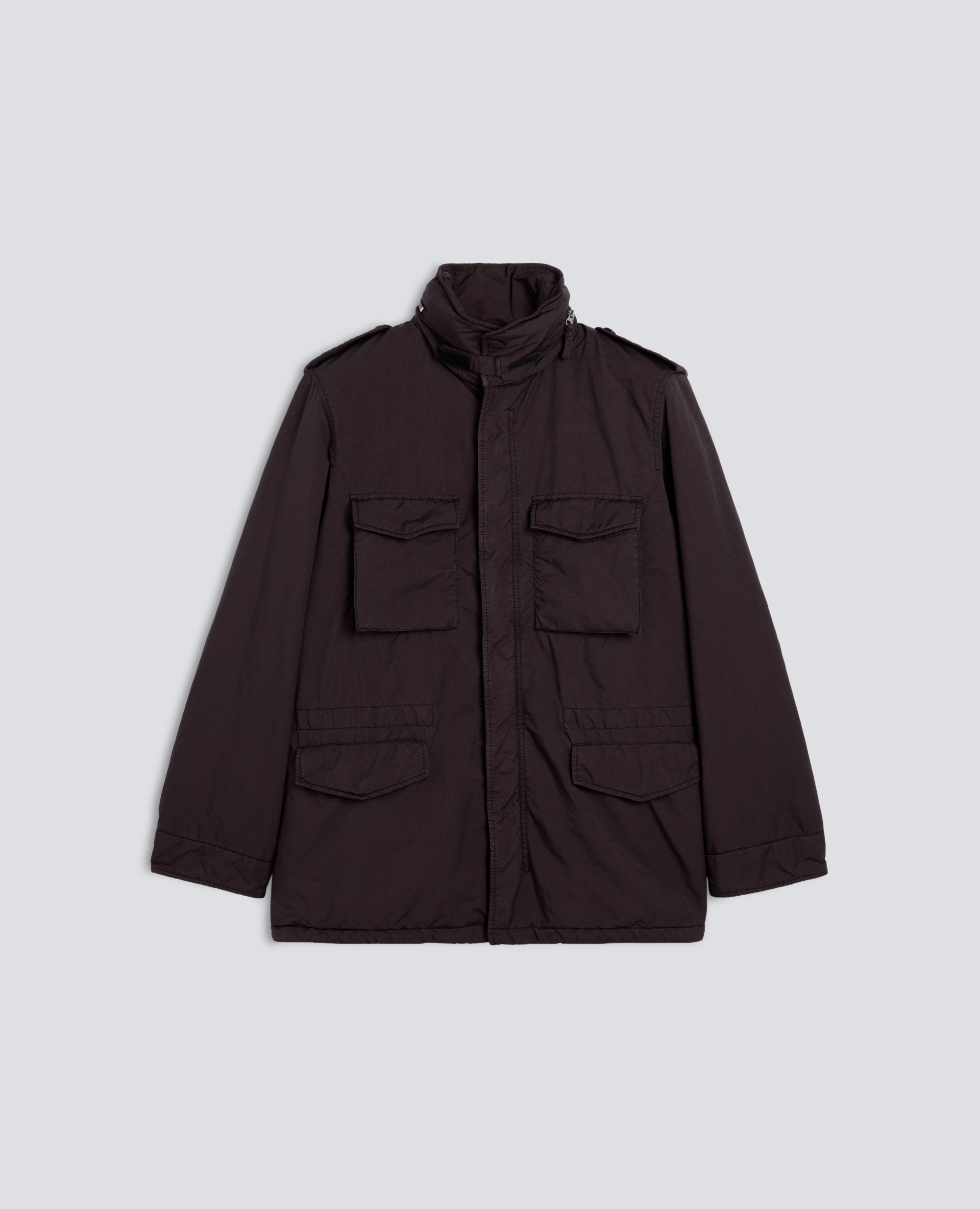 FIELD JACKET NEW CAMP IN MISTO NYLON IDROREPELLENTE - MARRONE - ASPESI