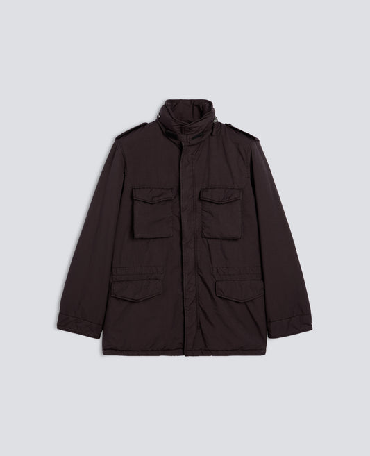 FIELD JACKET NEW CAMP IN MISTO NYLON IDROREPELLENTE - MARRONE - ASPESI