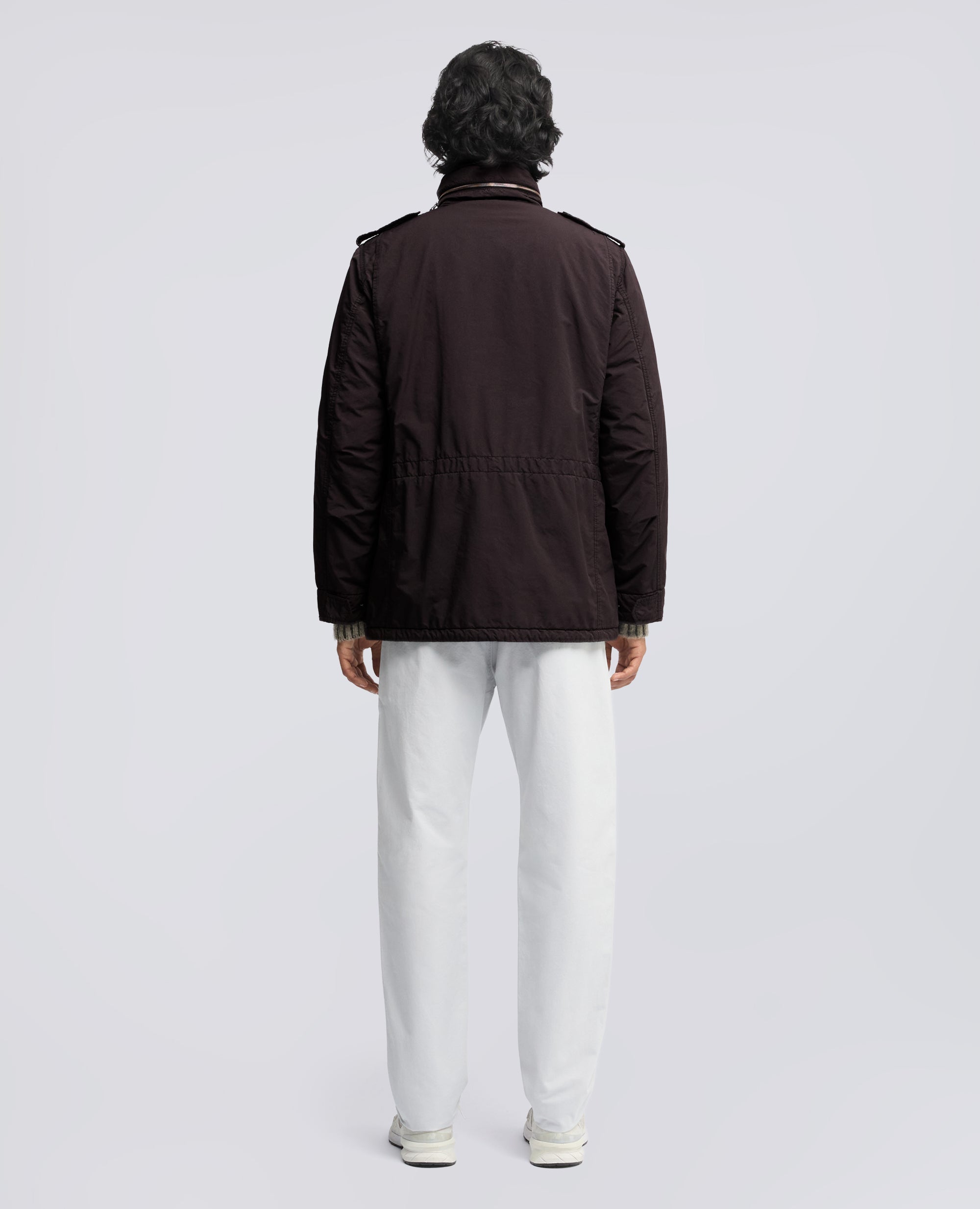FIELD JACKET NEW CAMP IN MISTO NYLON IDROREPELLENTE - MARRONE - ASPESI