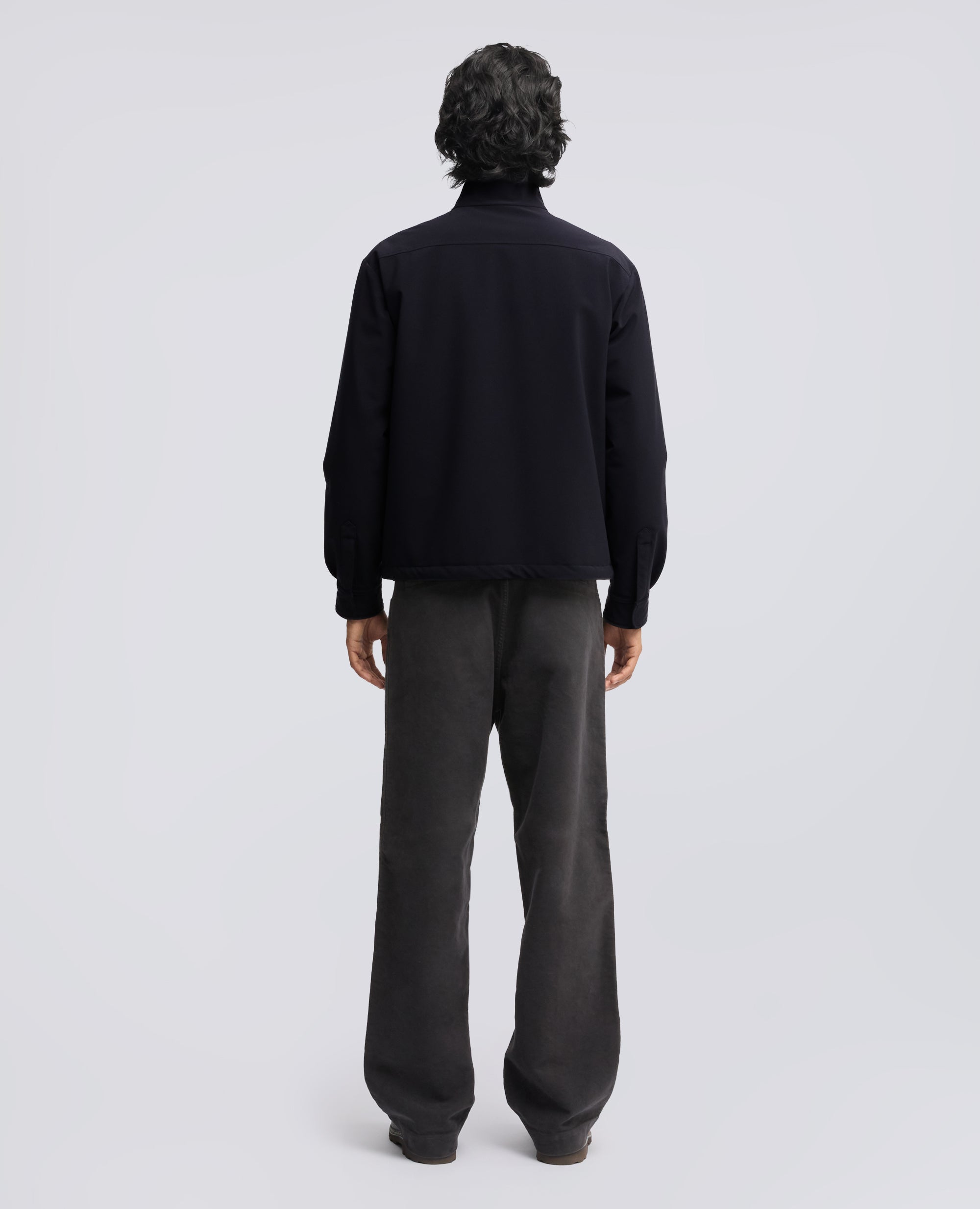 GIUBBOTTO IN TWILL IDROREPELLENTE - BLU - ASPESI