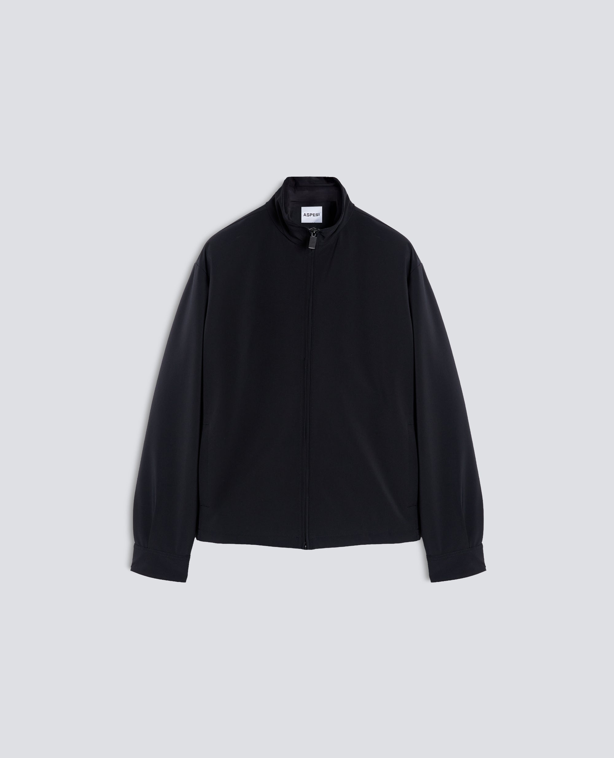 GIUBBOTTO IN TWILL IDROREPELLENTE - NERO - ASPESI