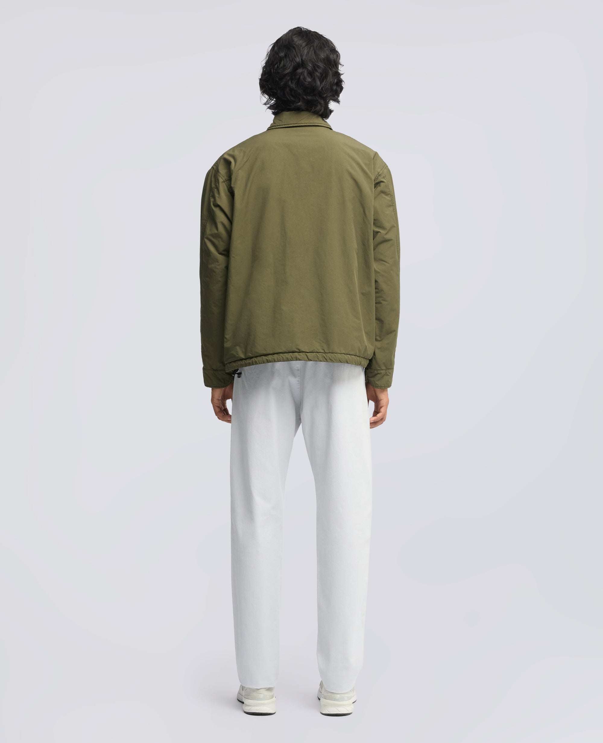 CAMICIA IN MISTO NYLON IDROREPELLENTE - VERDE - ASPESI
