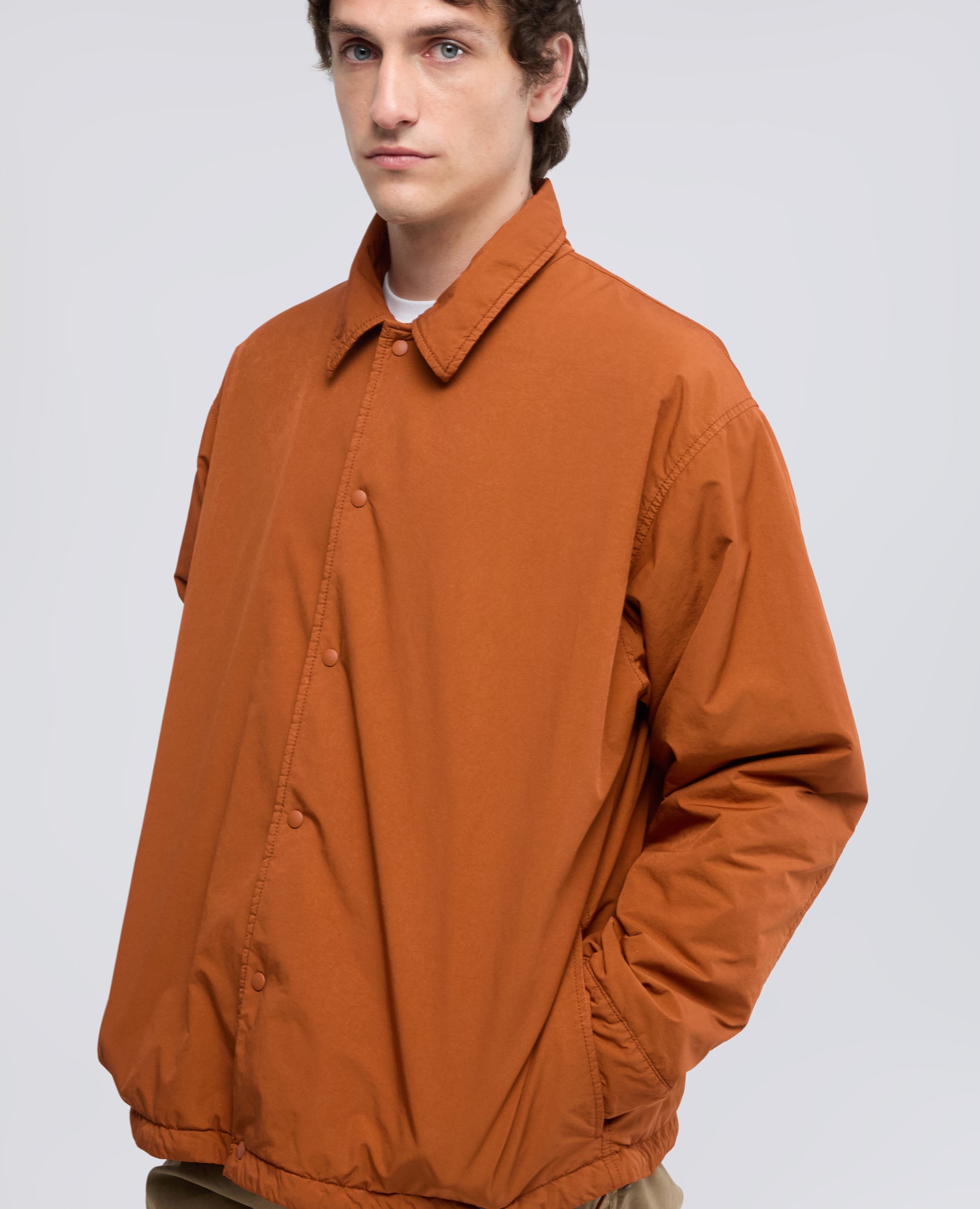 CAMICIA IN MISTO NYLON IDROREPELLENTE - ARANCIO - ASPESI