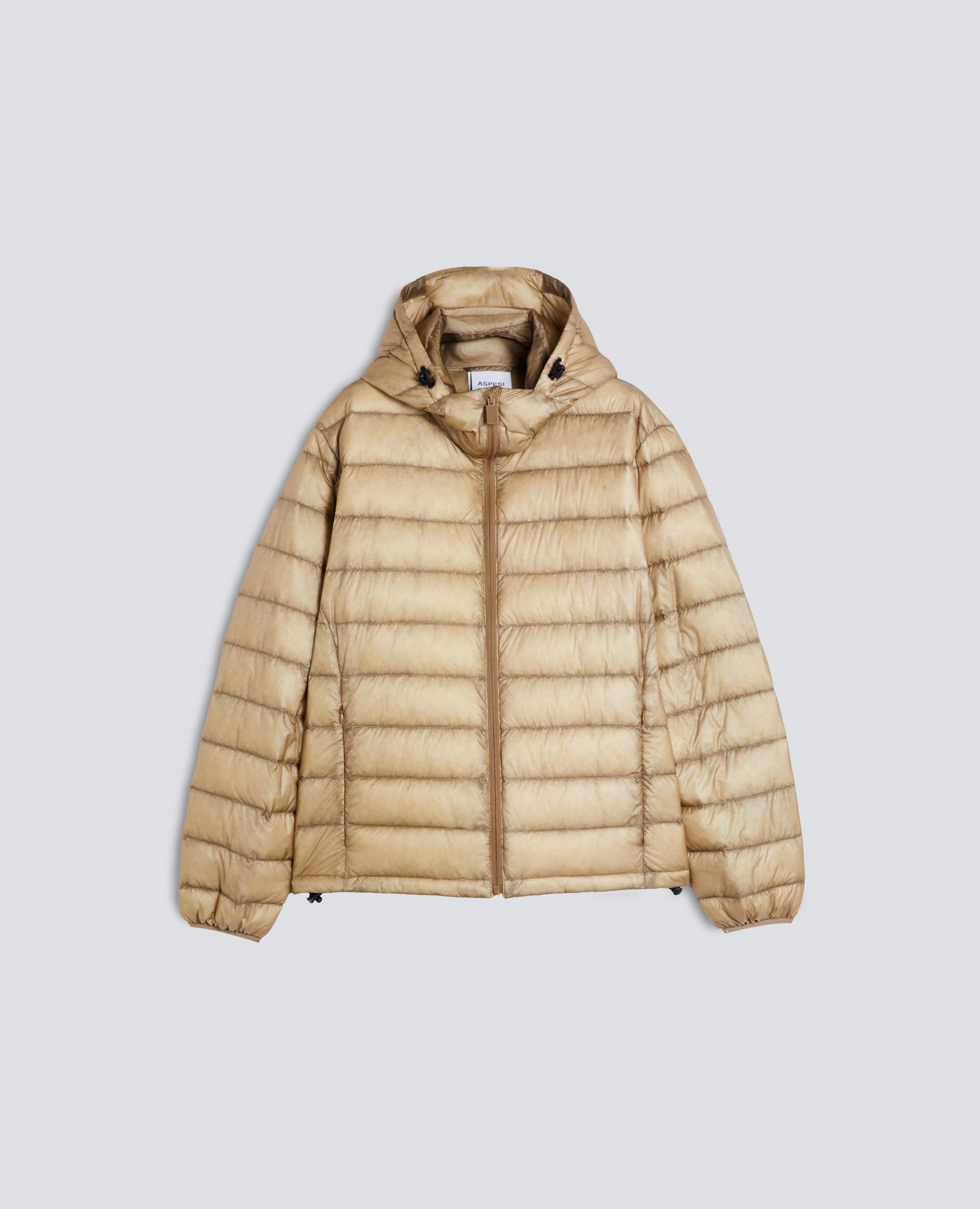 PADDED NYLON JACKET - BEIGE - ASPESI