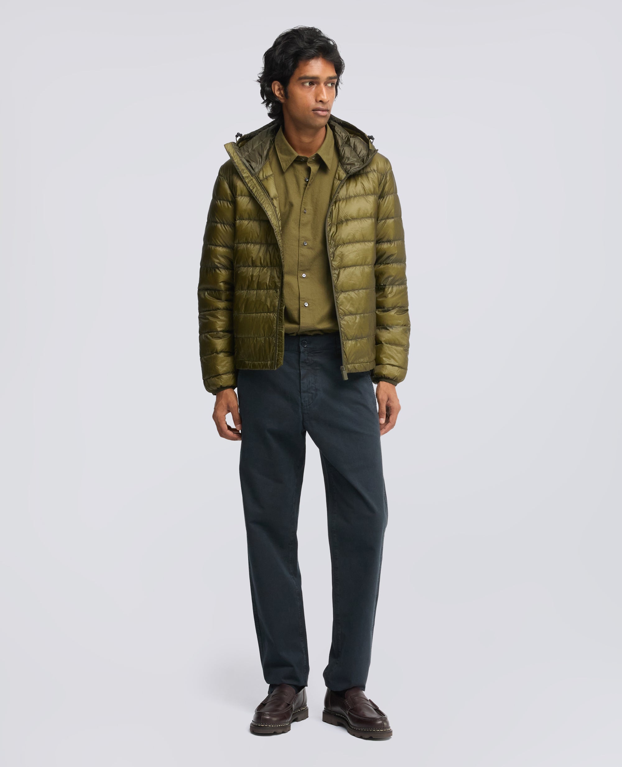 GIUBBOTTO IN NYLON IMBOTTITO - VERDE - ASPESI