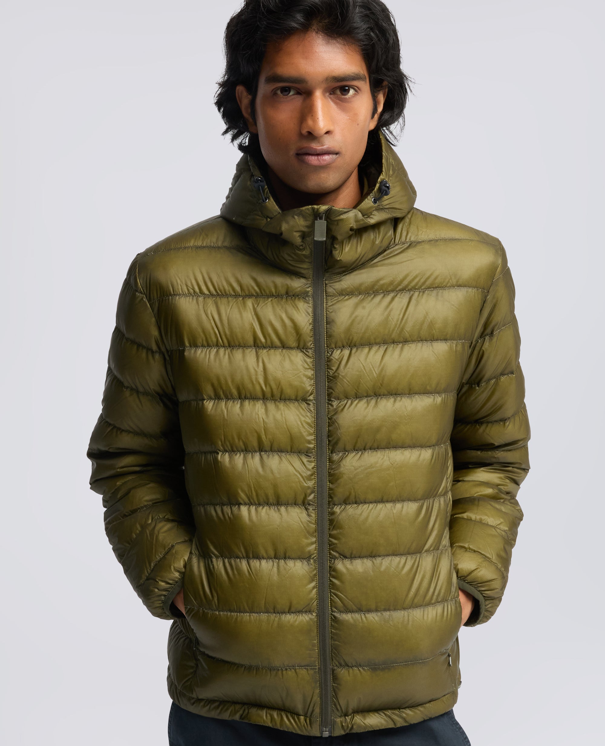 GIUBBOTTO IN NYLON IMBOTTITO - VERDE - ASPESI