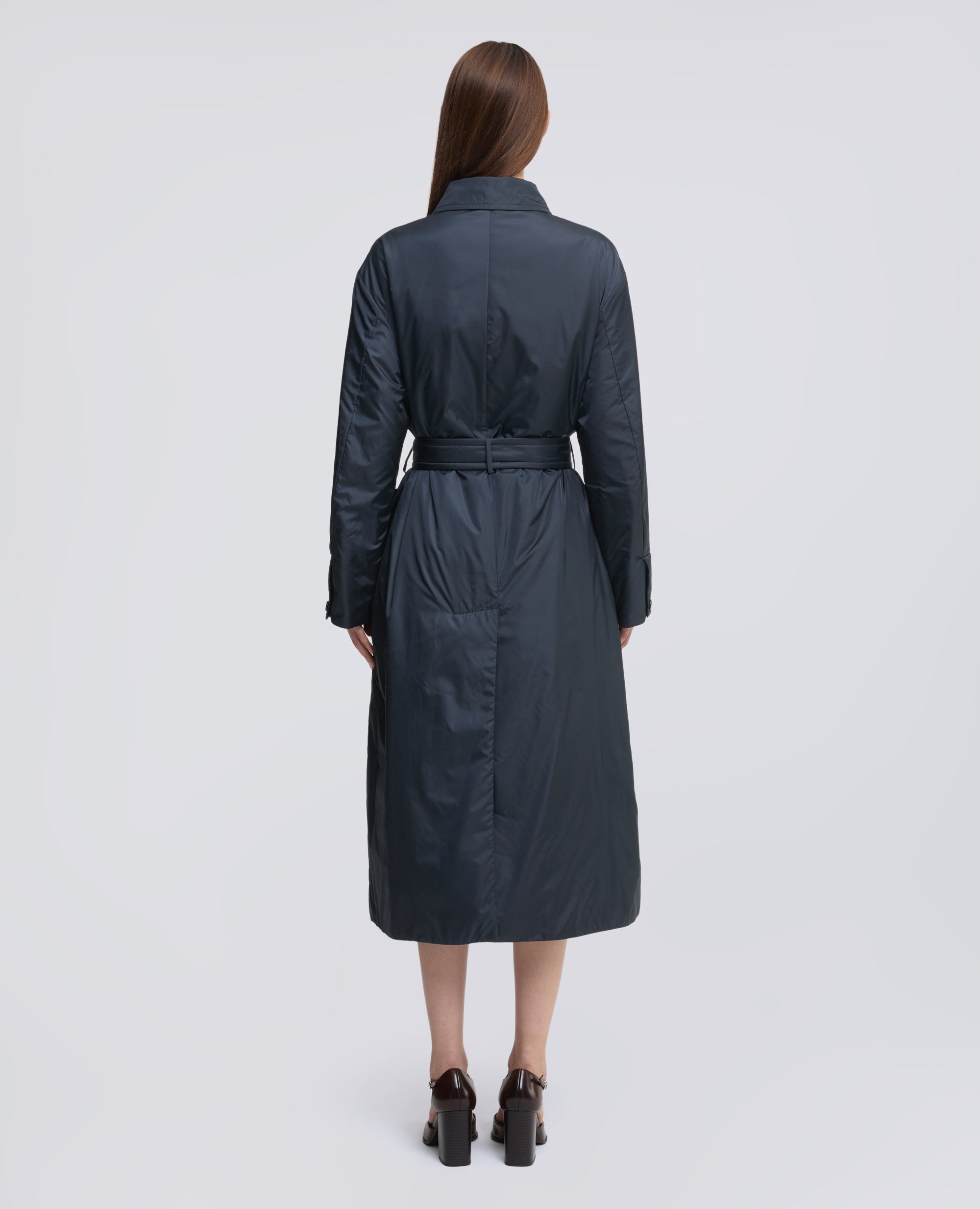 CAPPOTTO IN NYLON IMBOTTITO CON OVATTA THERMORE® - BLU - ASPESI