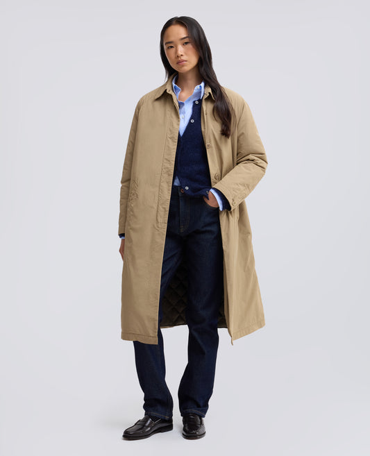 CAPPOTTO ESSENZIALE CON INTERNO STACCABILE TRAPUNTATO - BEIGE - ASPESI