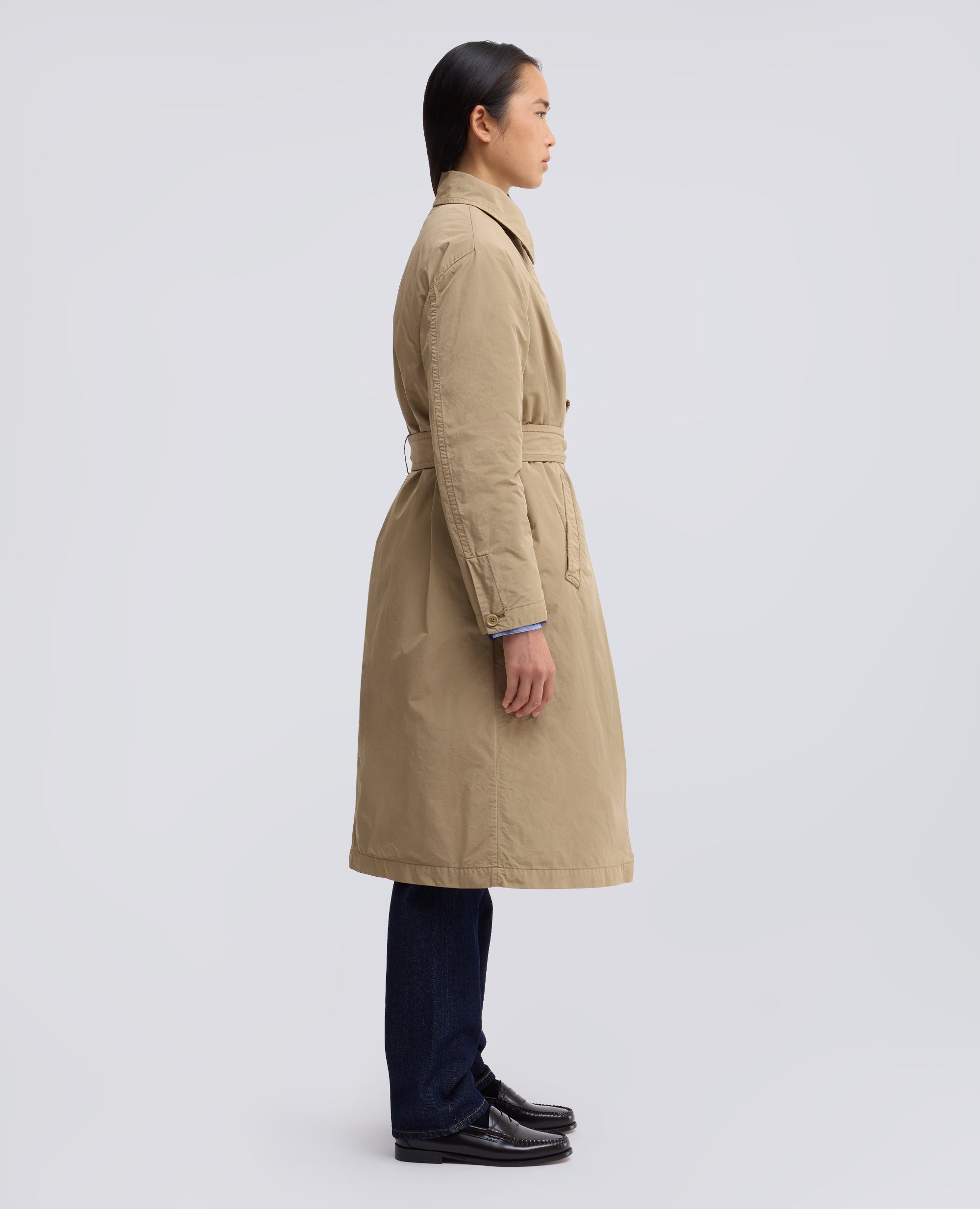 CAPPOTTO ESSENZIALE CON INTERNO STACCABILE TRAPUNTATO - BEIGE - ASPESI