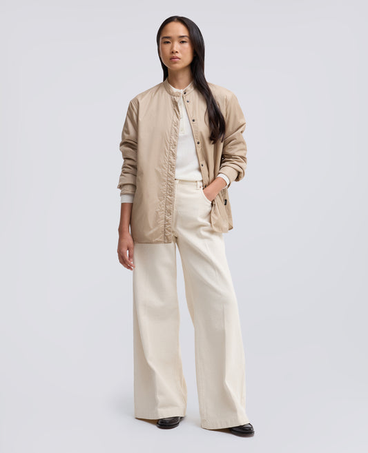 HEMDJACKE -GLUE- AUS NYLON, WATTIERT MIT THERMORE-WATTIERUNG - BEIGE - ASPESI