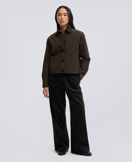 JACKE AUS FUNKTIONSSTOFF MIT LEICHTER THERMORE®-WATTIERUNG - MARRONE - ASPESI