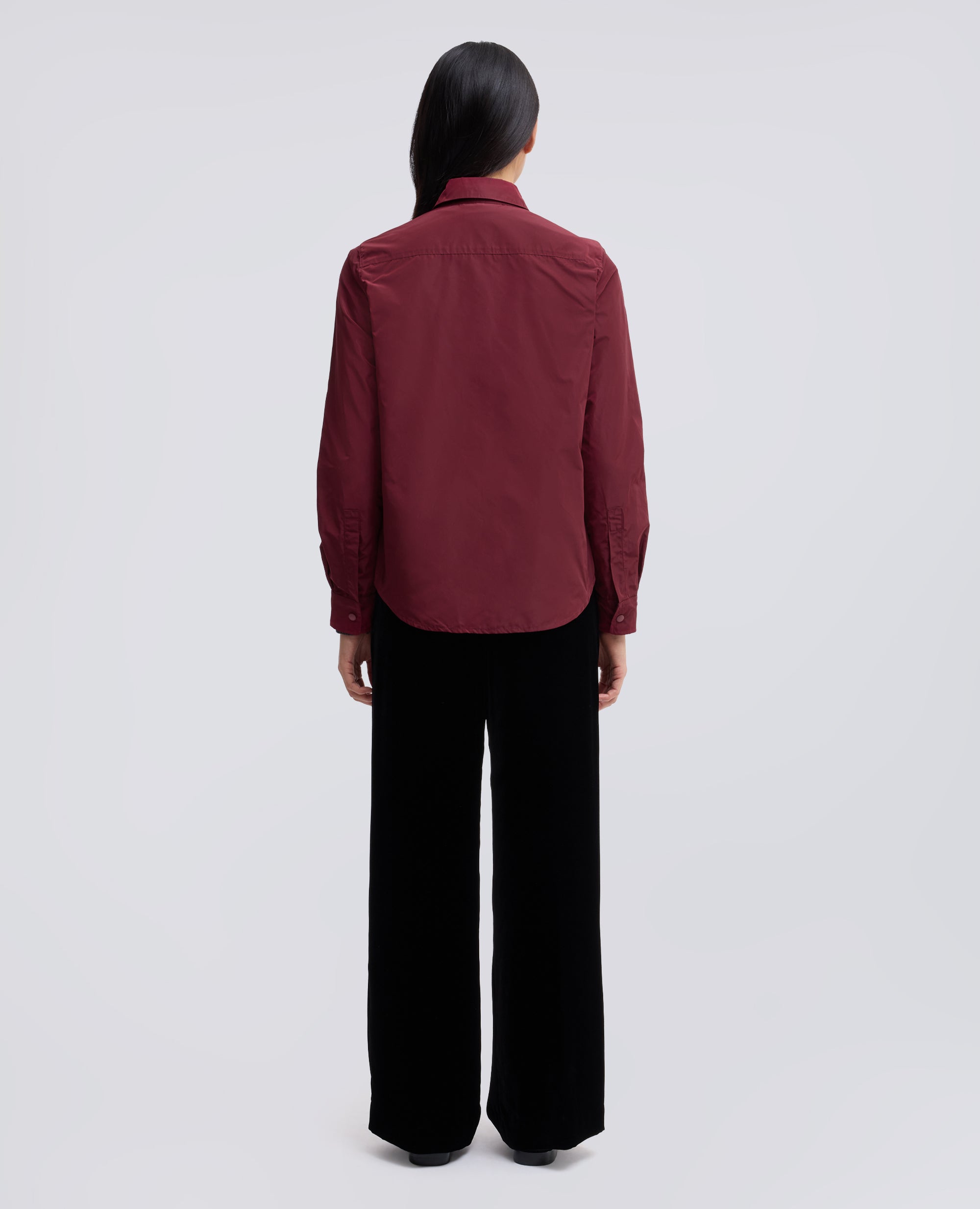 CAMICIA SFODERATA IN TESSUTO TECNICO - ROSSO - ASPESI