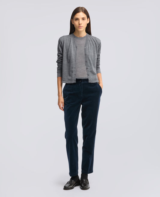 MAGLIA GIROCOLLO IN LANA MERINO - GRIGIO - ASPESI