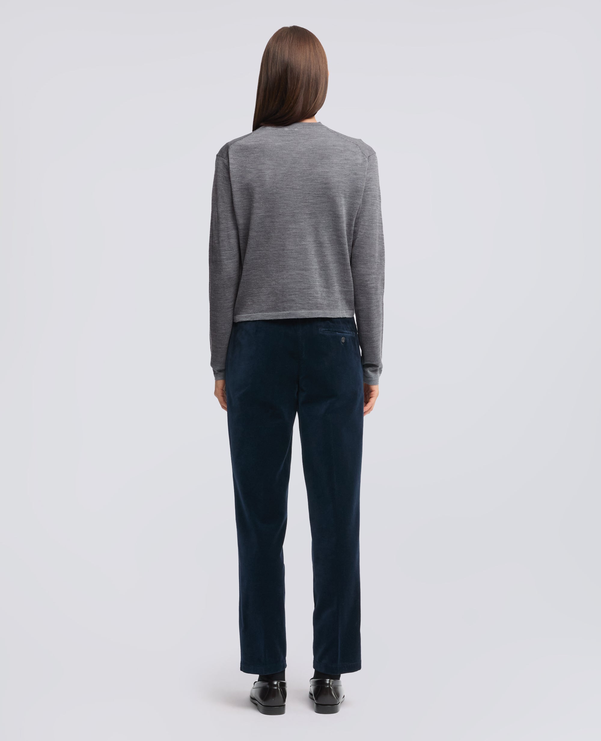 CARDIGAN AUS MERINOWOLLE - GRIGIO - ASPESI